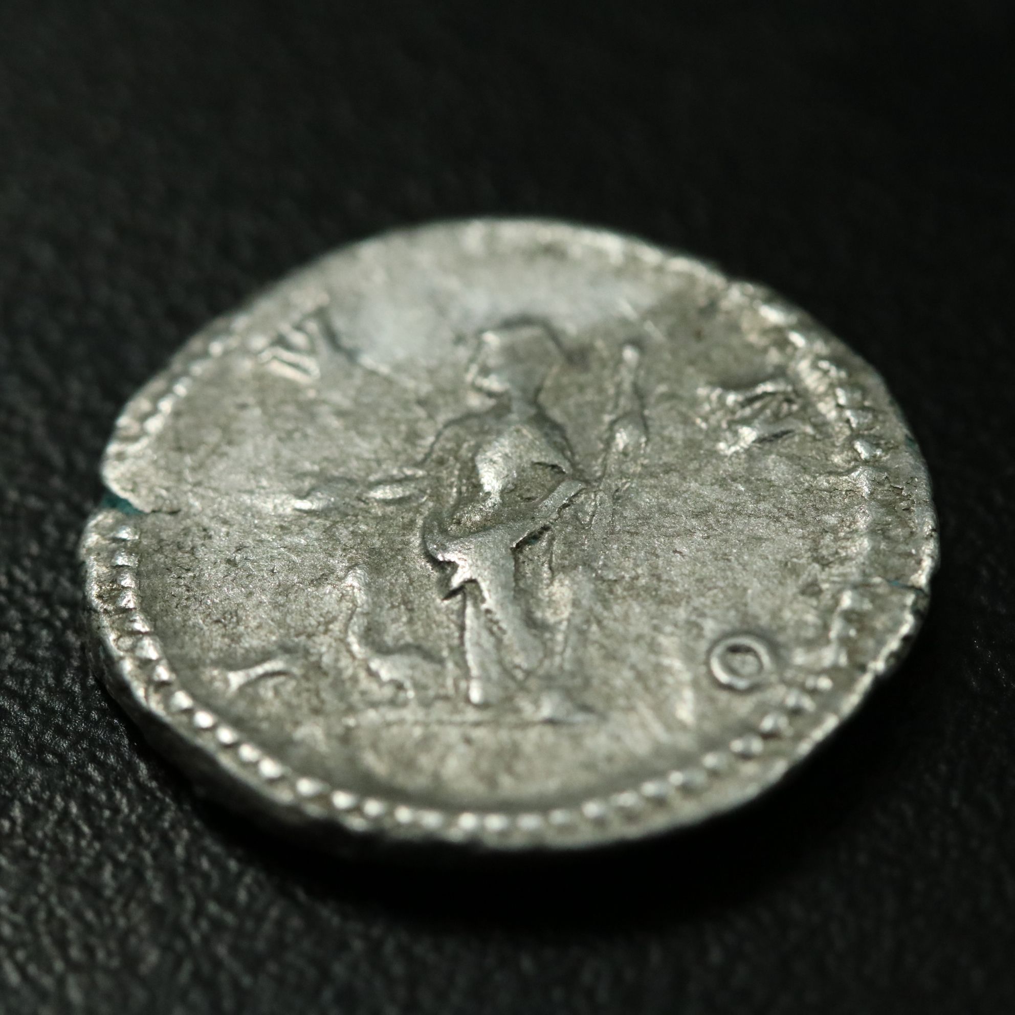 Ancient Roman Imperial AR Denarius Coin of Julia Domna, Augusta, ca. 193 A.D.