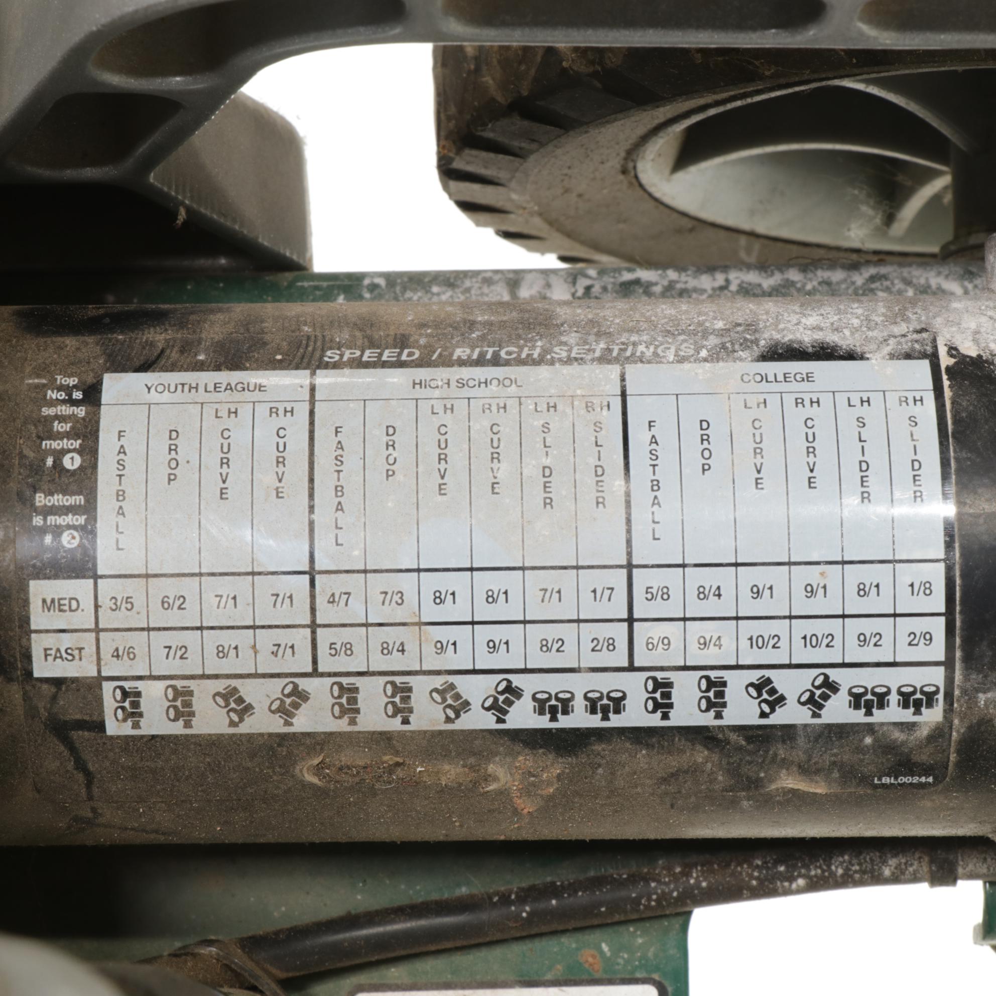 ATEC "Casey Pro" Baseball Pitching Machine