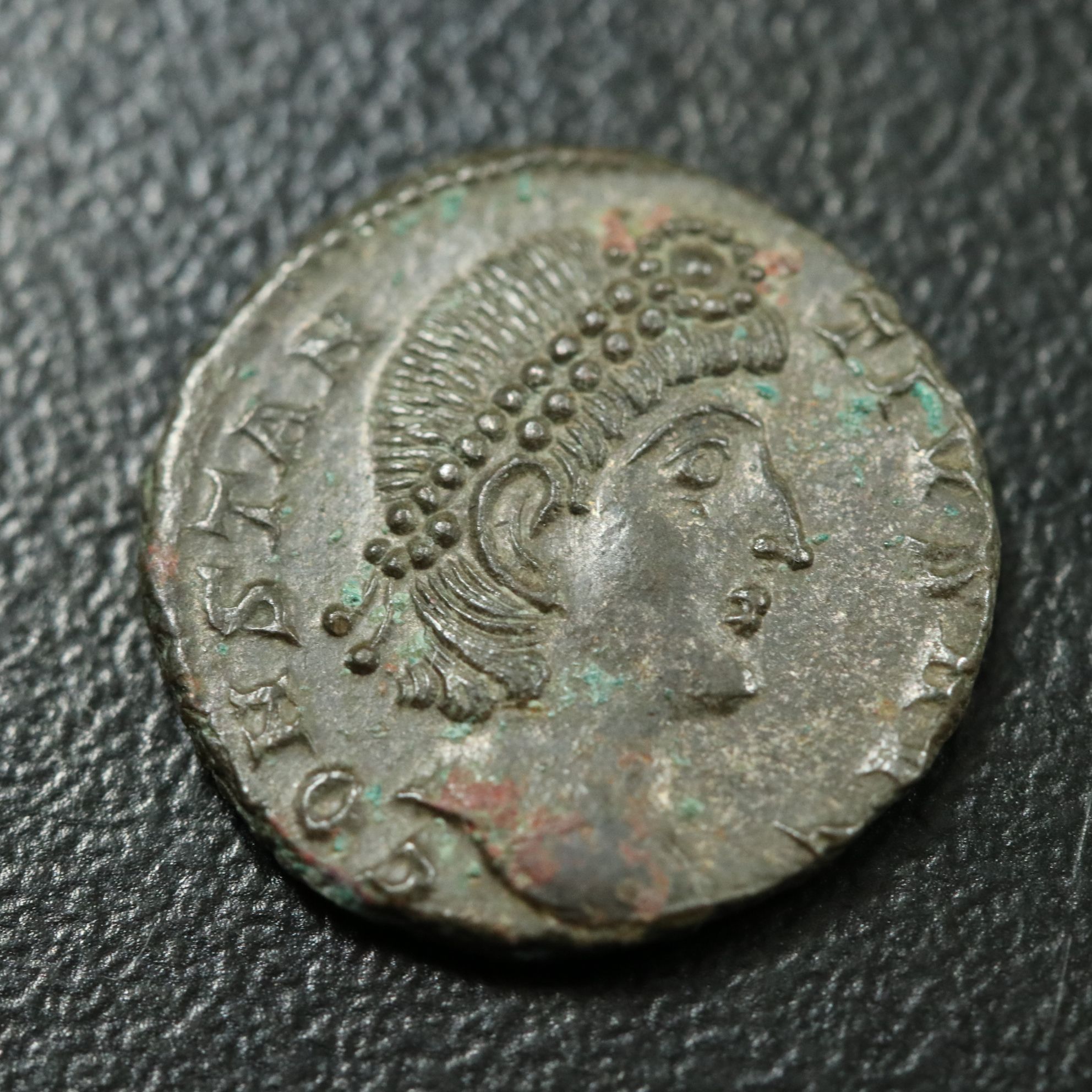 Ancient Roman Imperial Æ4 Coin of Constantius II, ca. 340 A.D.