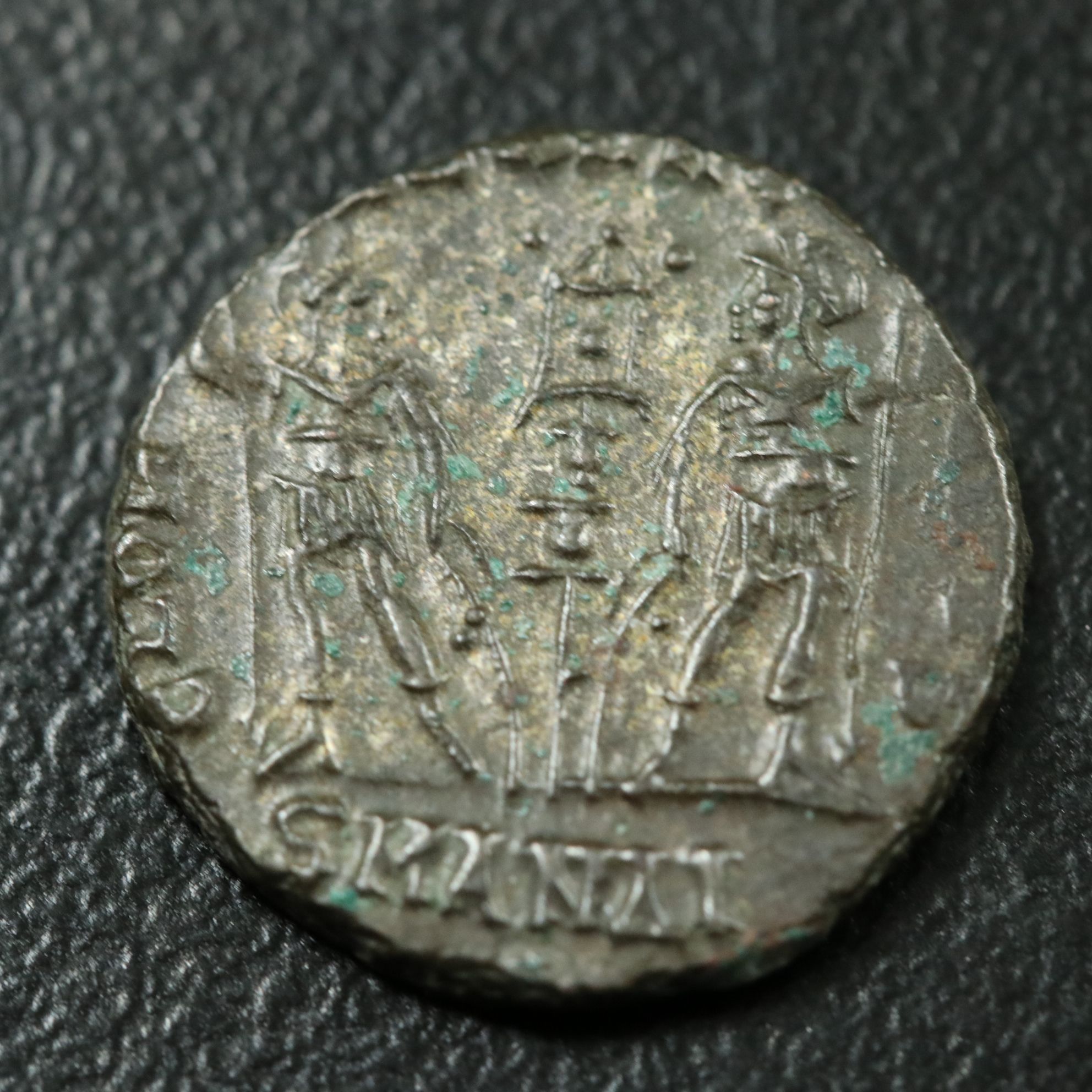 Ancient Roman Imperial Æ4 Coin of Constantius II, ca. 340 A.D.