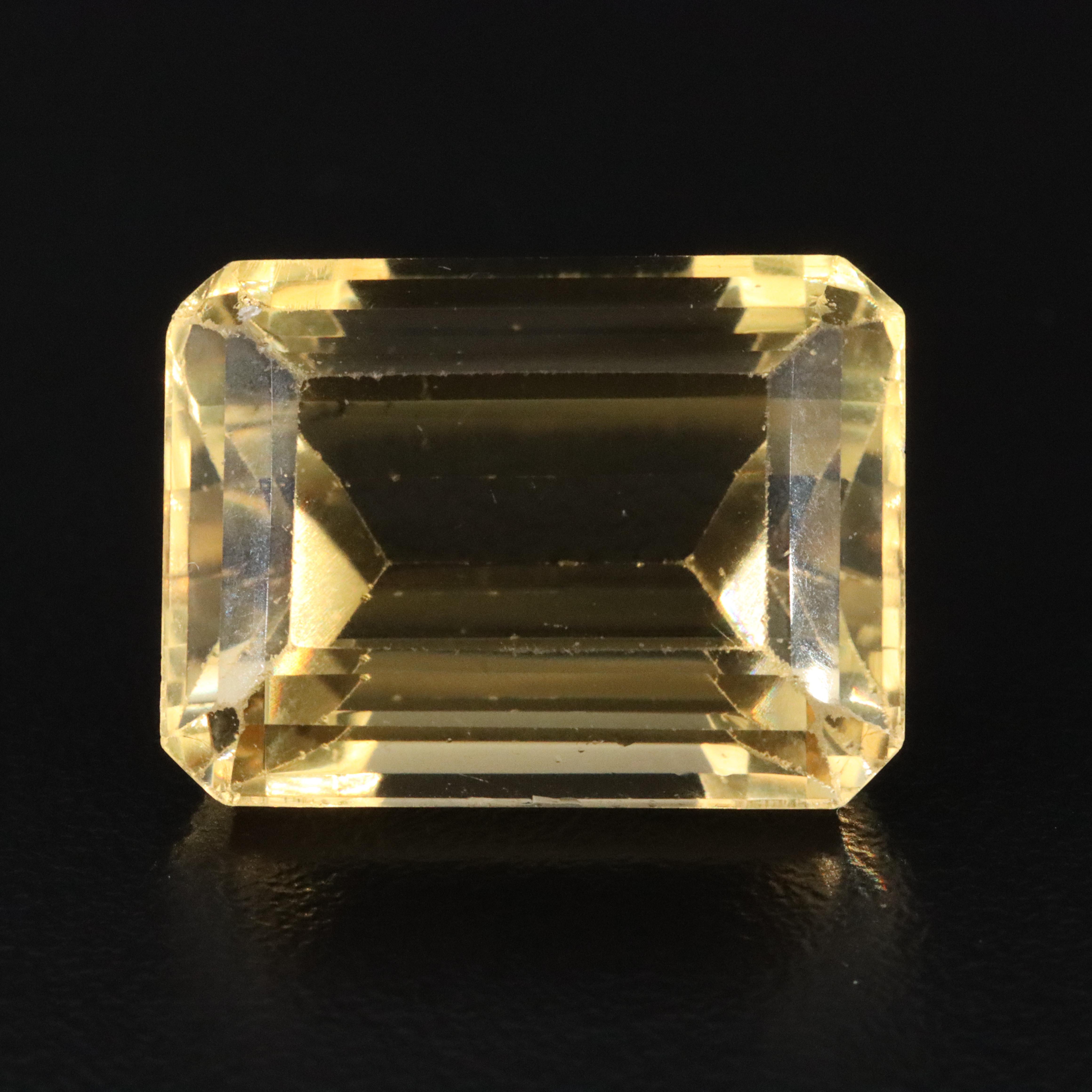 Loose 33.93 CT Citrine