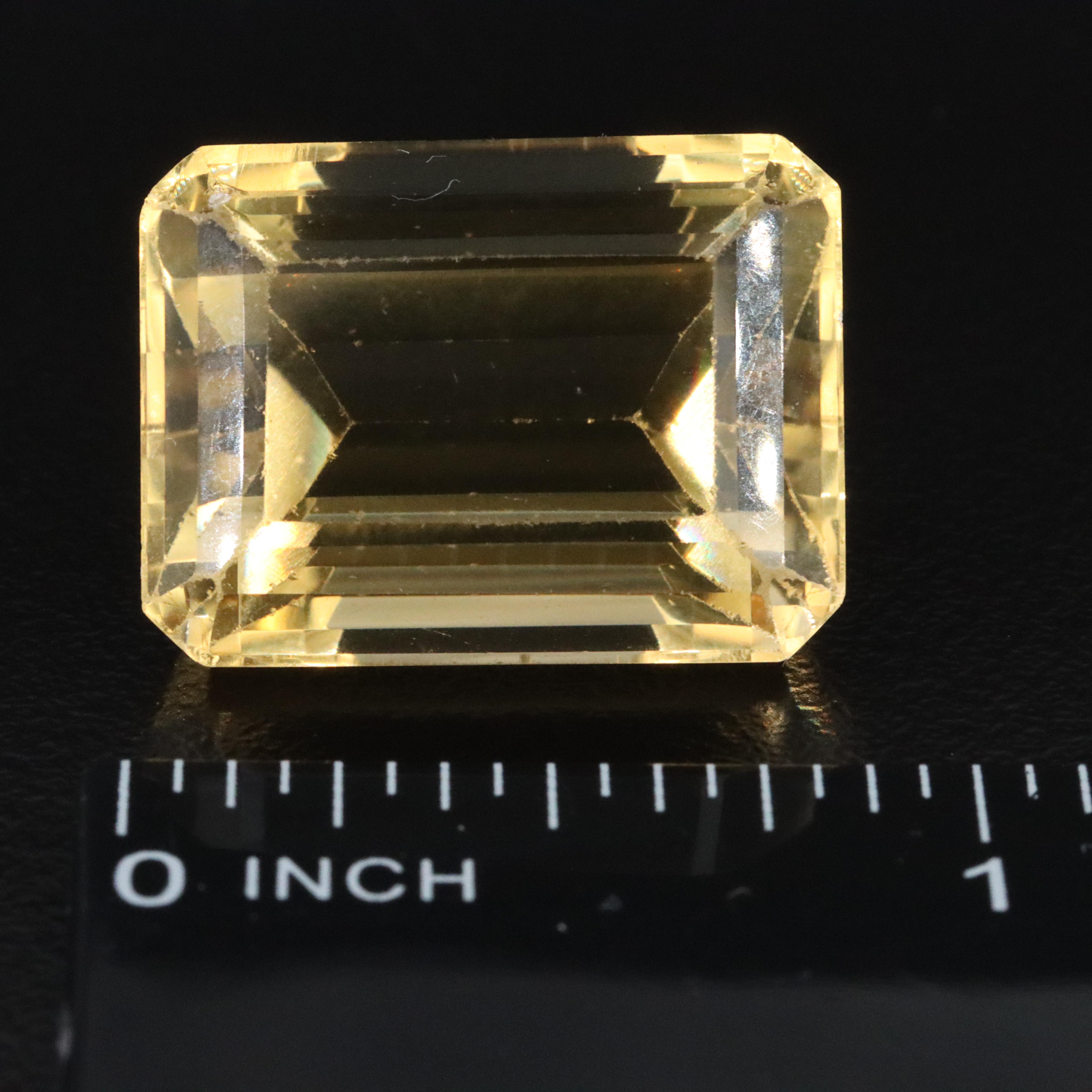 Loose 33.93 CT Citrine