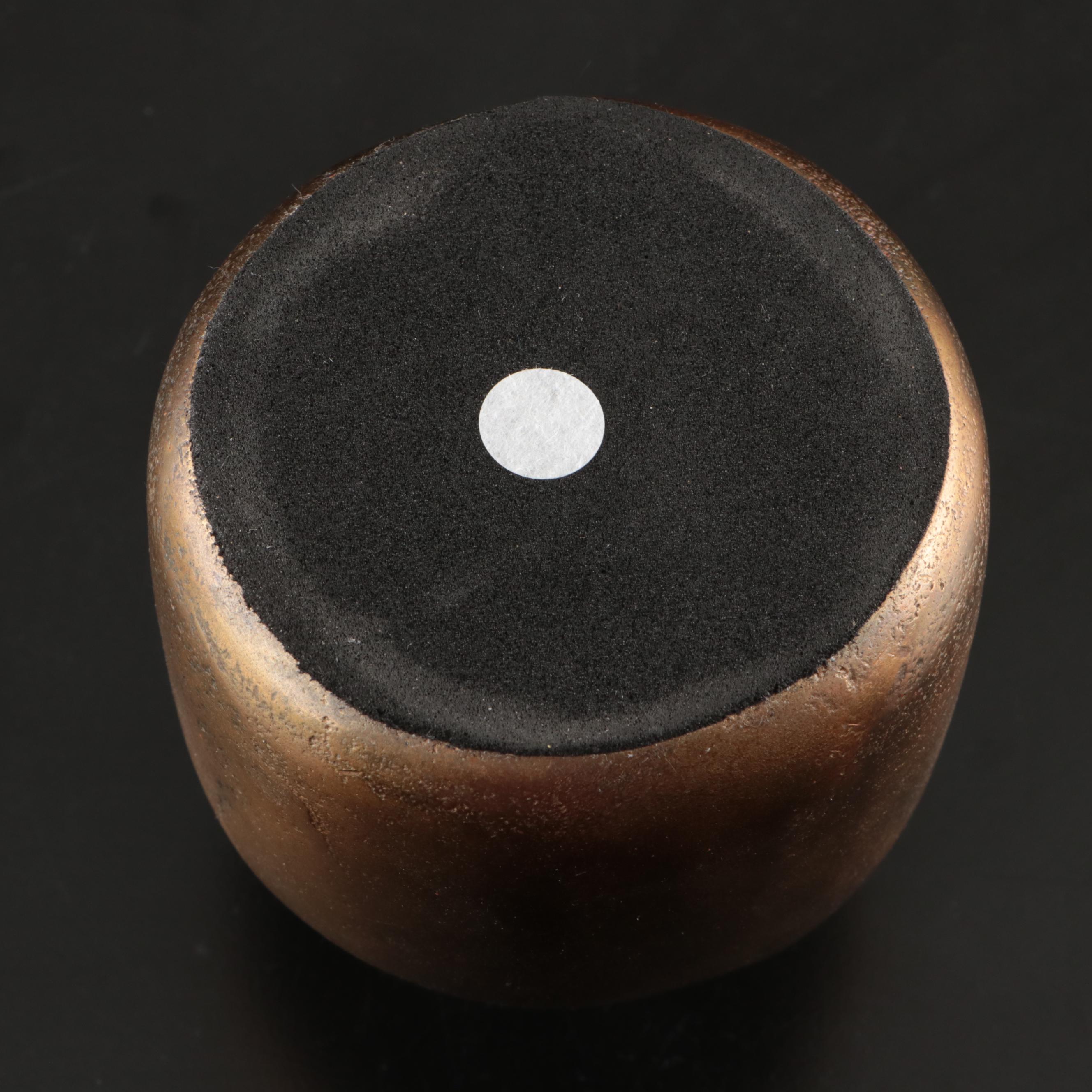 Arhaus Contemporary Pebbled Ceramic Vases with Candle