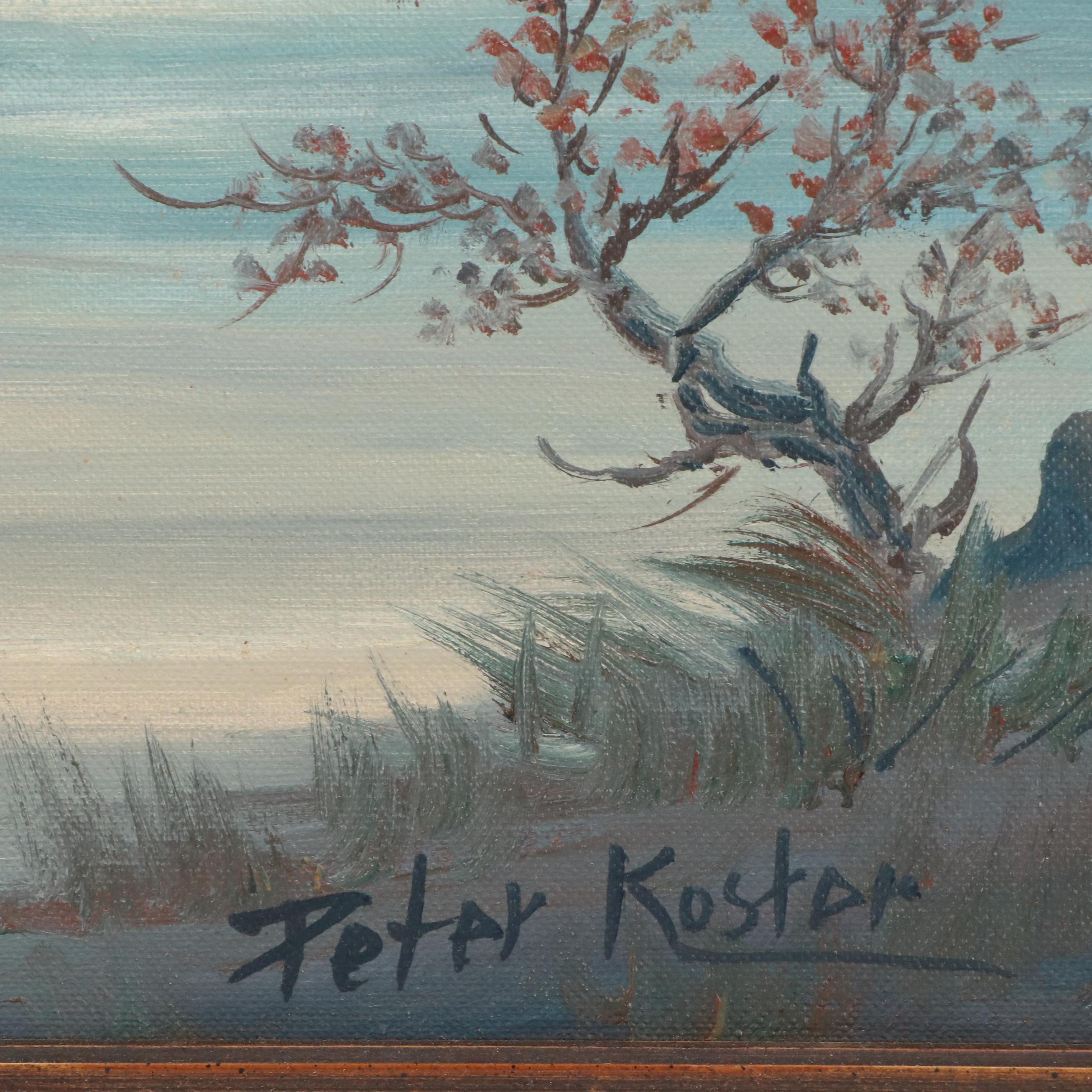 Peter Koster Coastal Landscape Oil Painting "Sanibel Island, Florida"