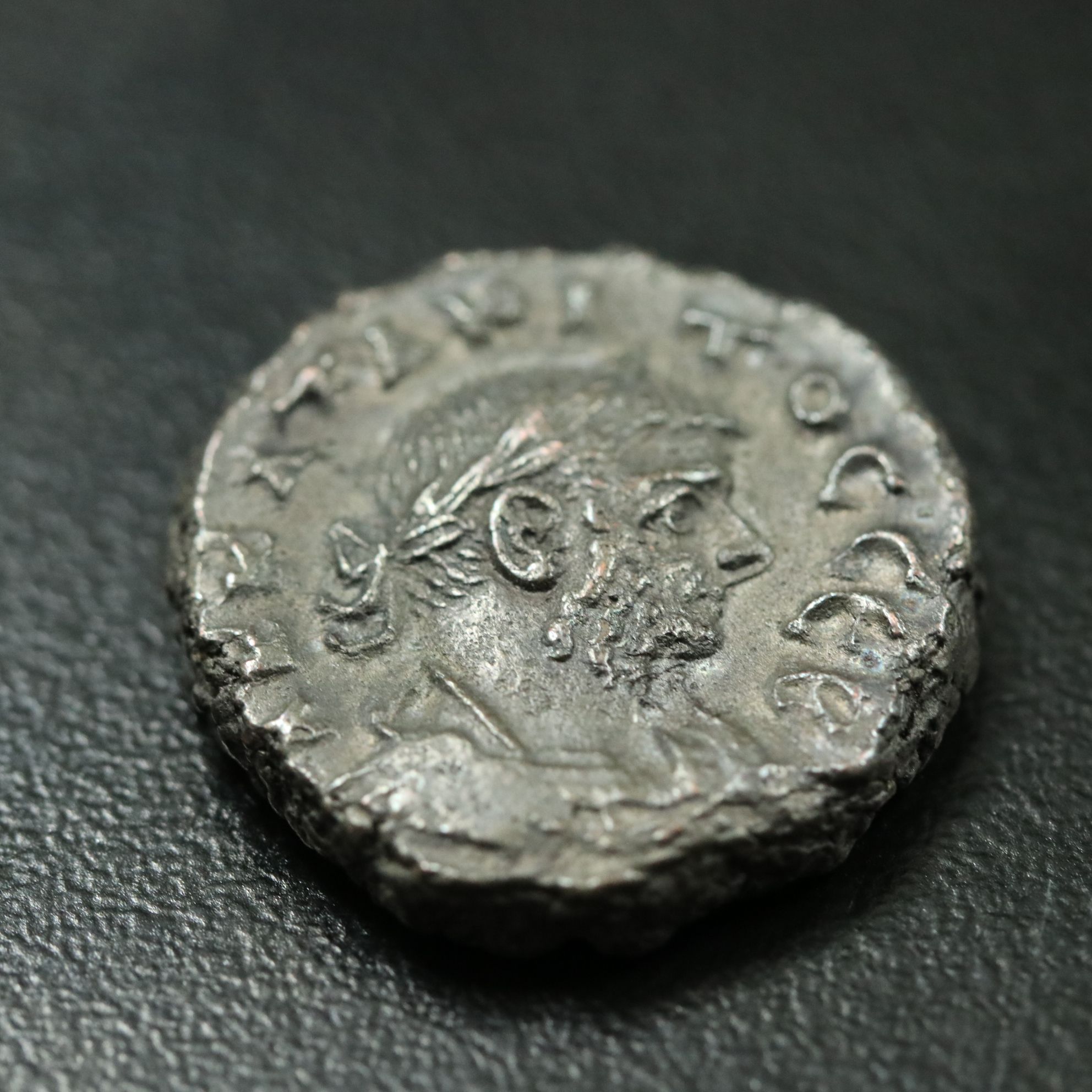 Ancient Roman Provincial Billon Potin Tetradrachm Coin, ca. 300 A.D.