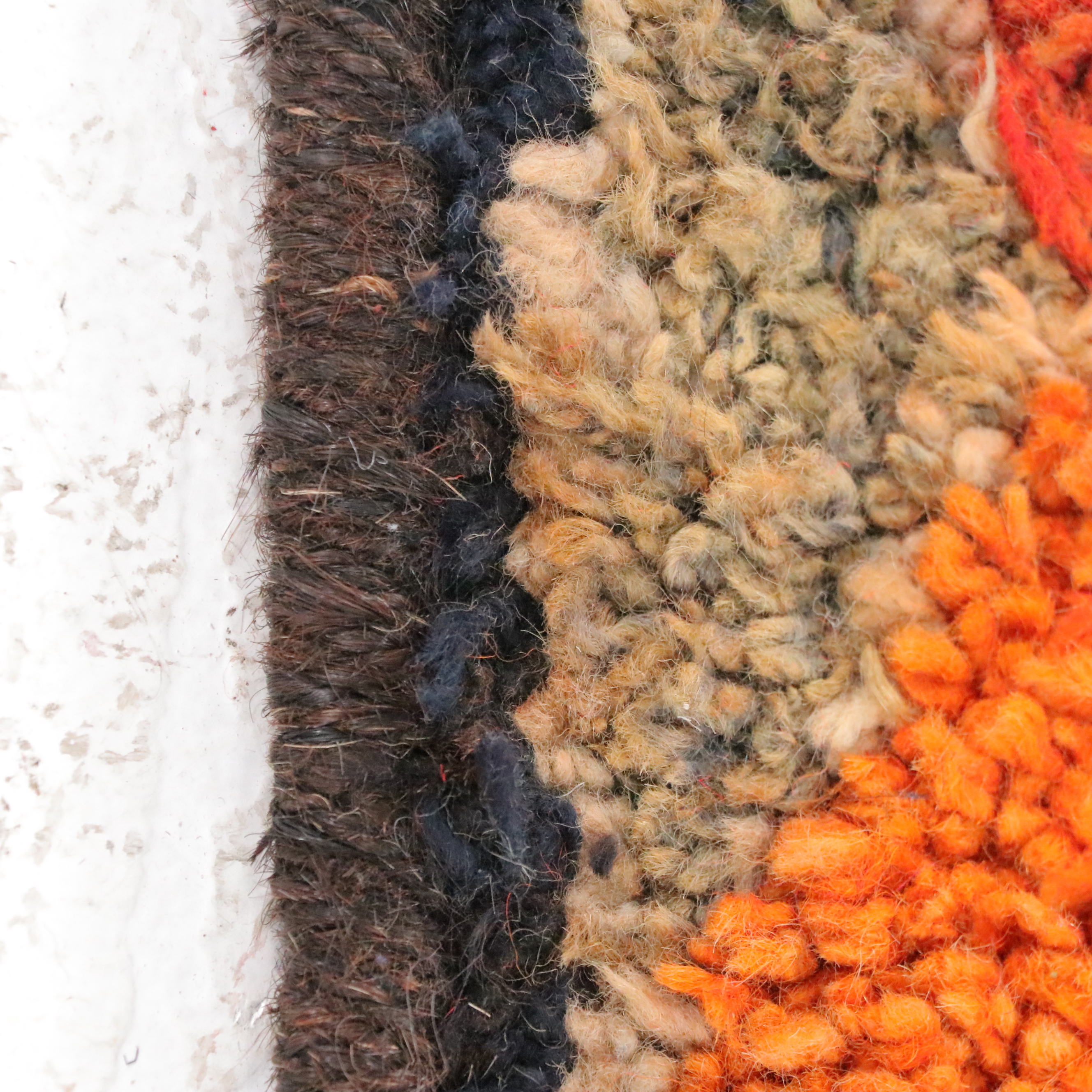 3'2 x 10'8 Hand-Knotted Moroccan Berber Carpet Runner Long Rug