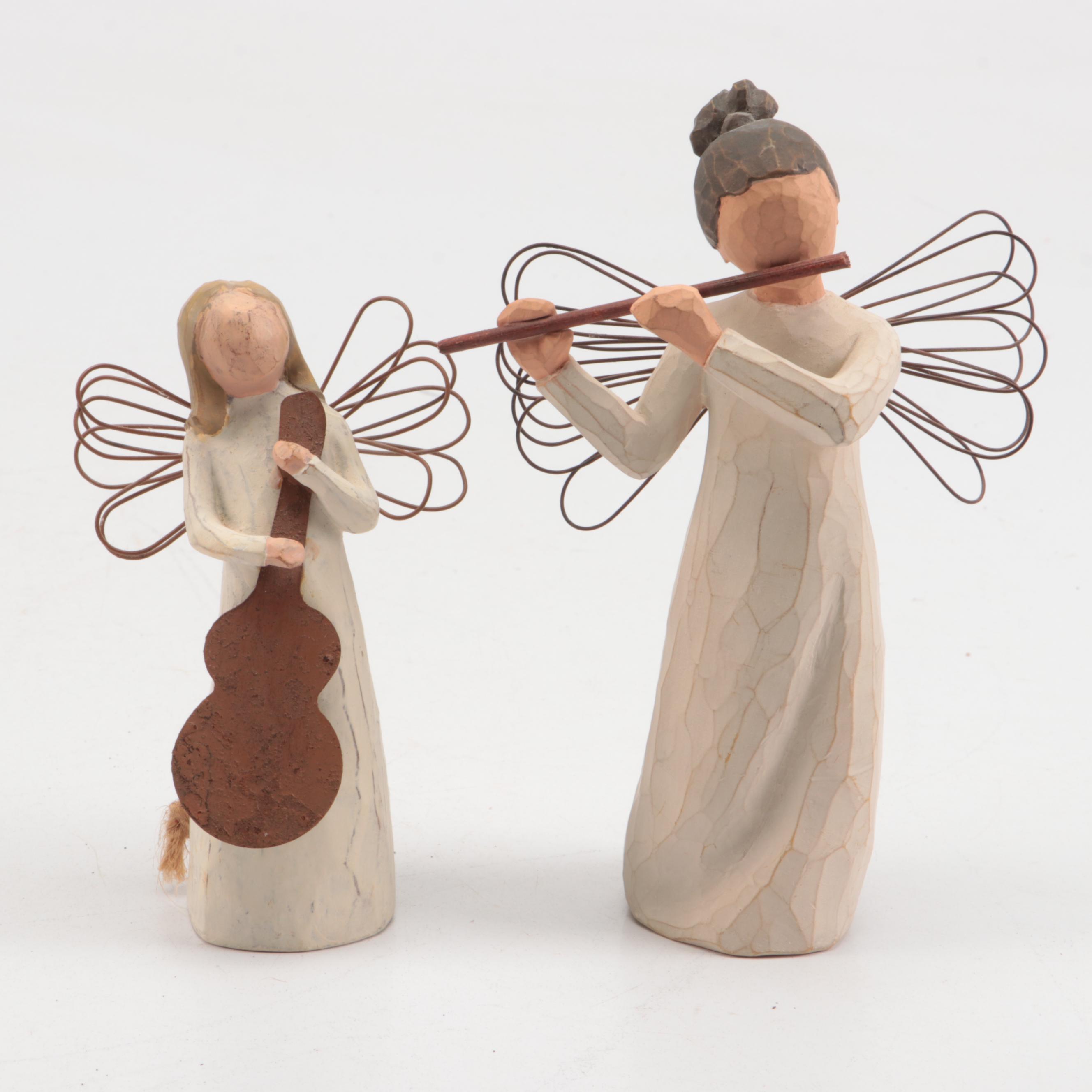 Susan Lordi for Willow Tree "Angel of Harmony" and Other Angel Figurines