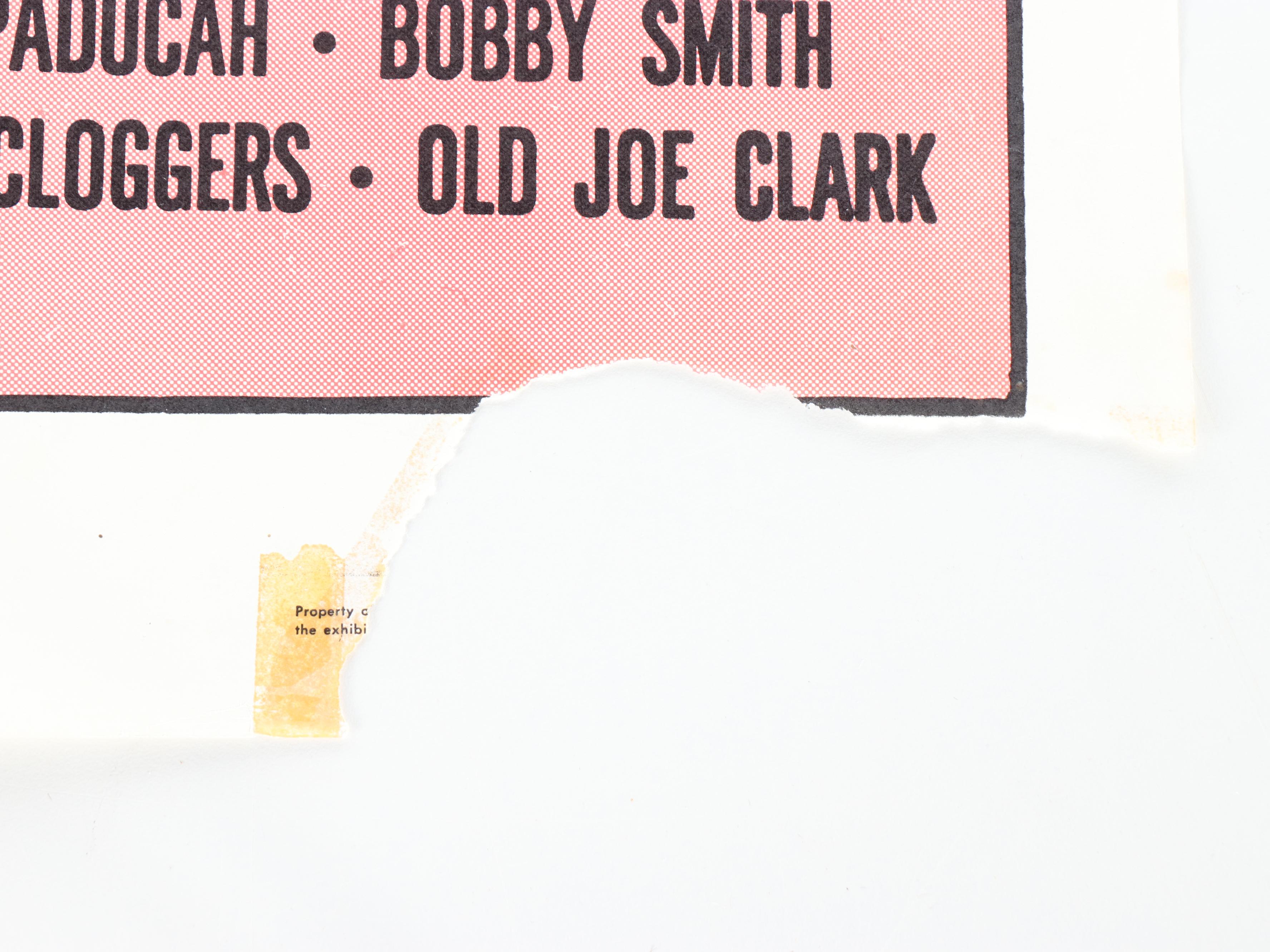 Six Vintage Movie Posters, 1950s to 1960s