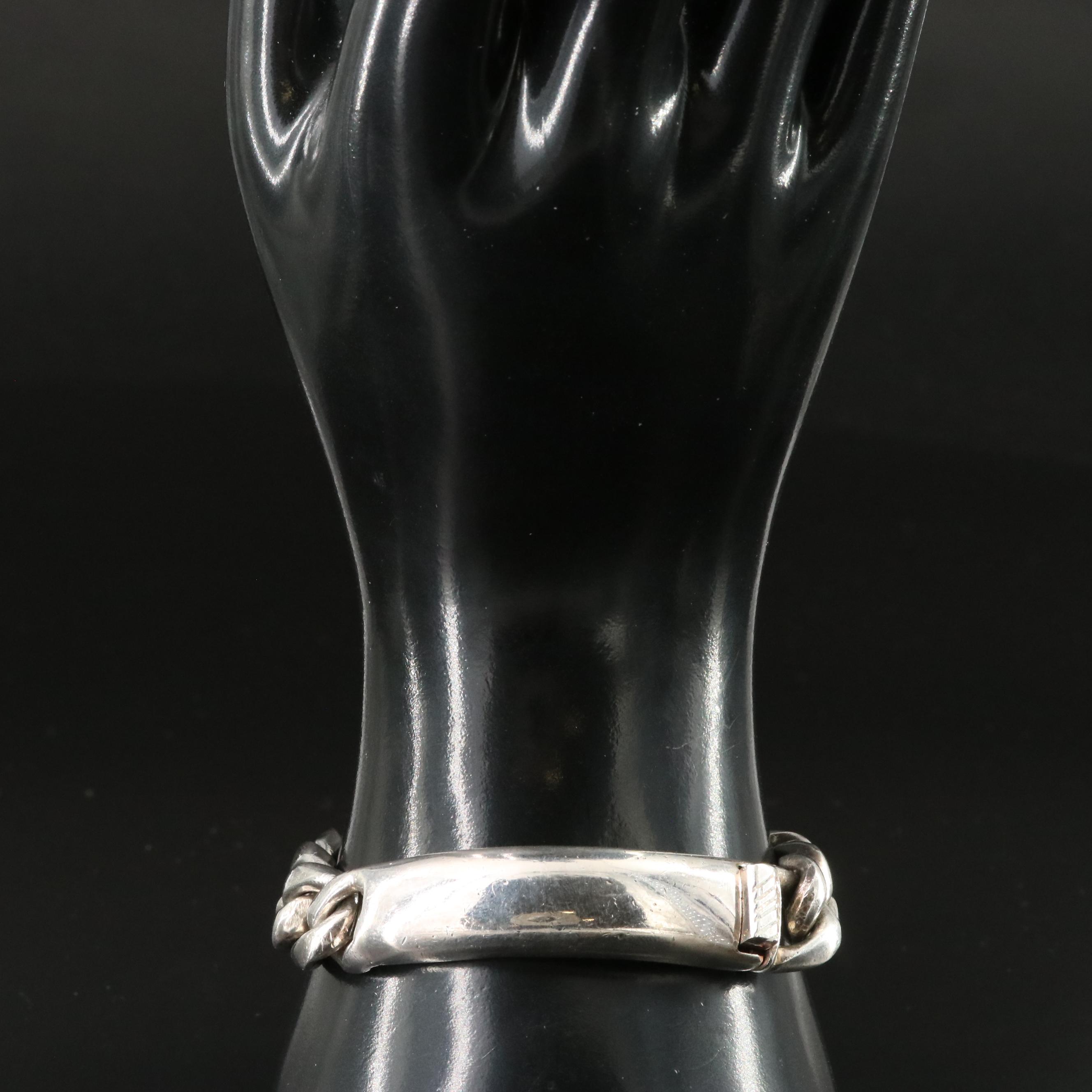 Sterling ID Bracelet