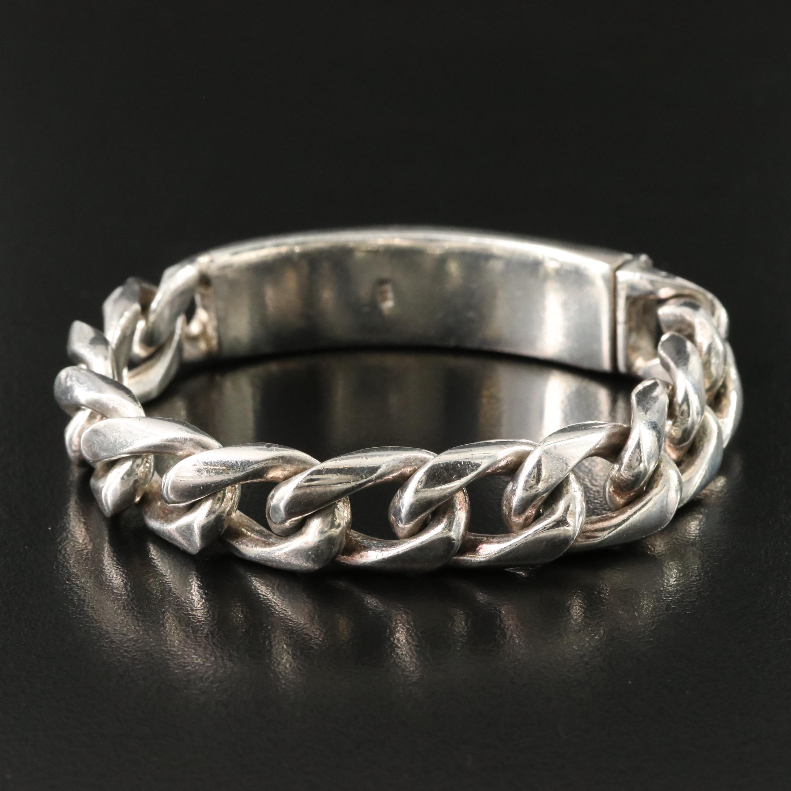 Sterling ID Bracelet