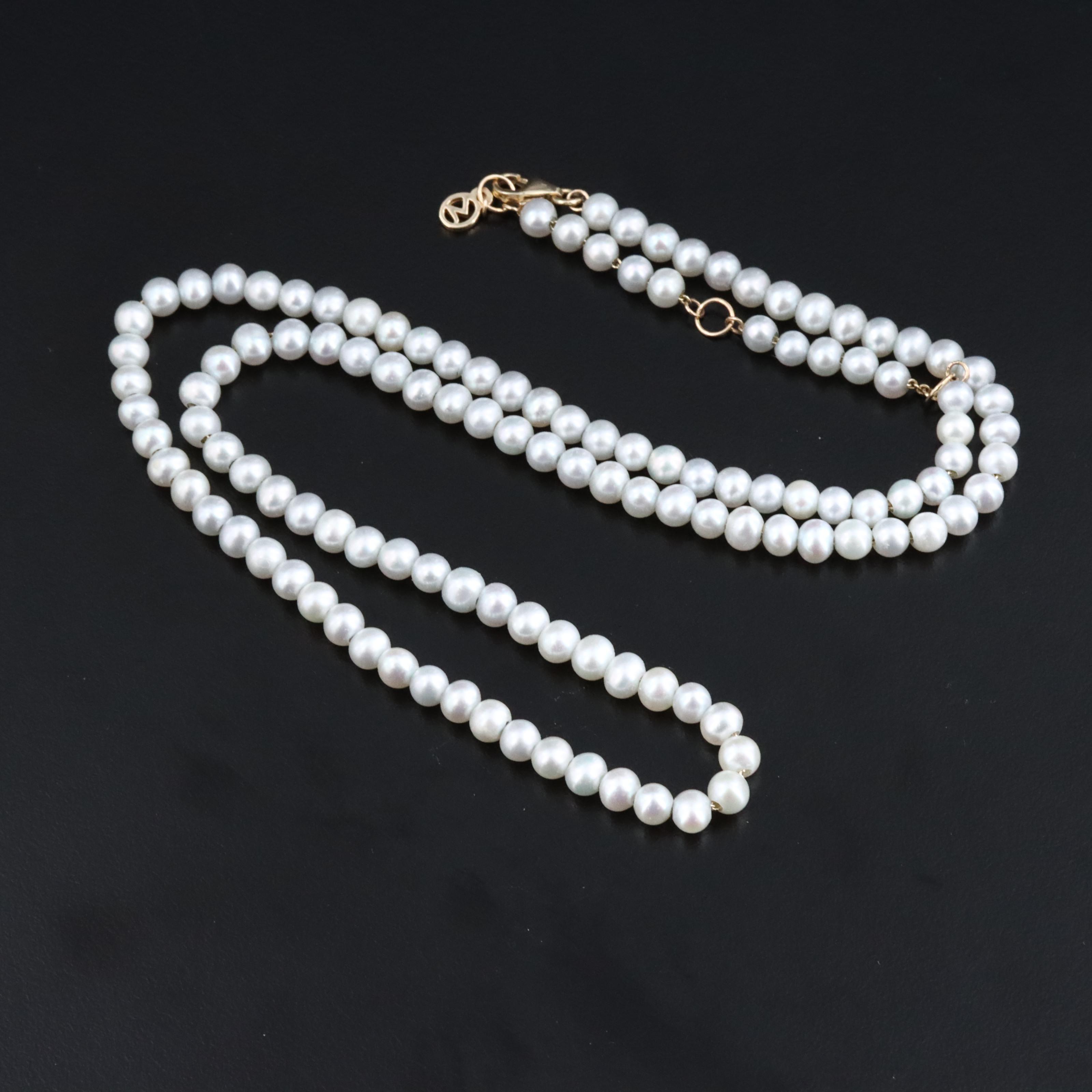 14K Pearl Necklace