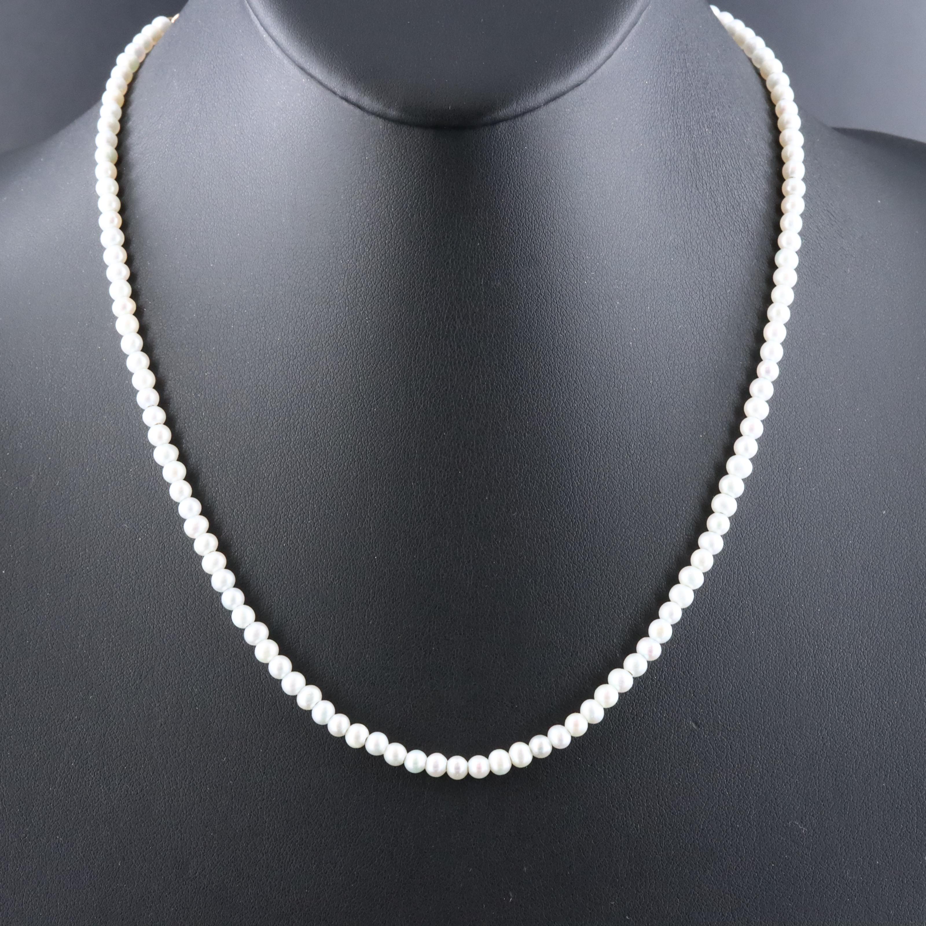 14K Pearl Necklace
