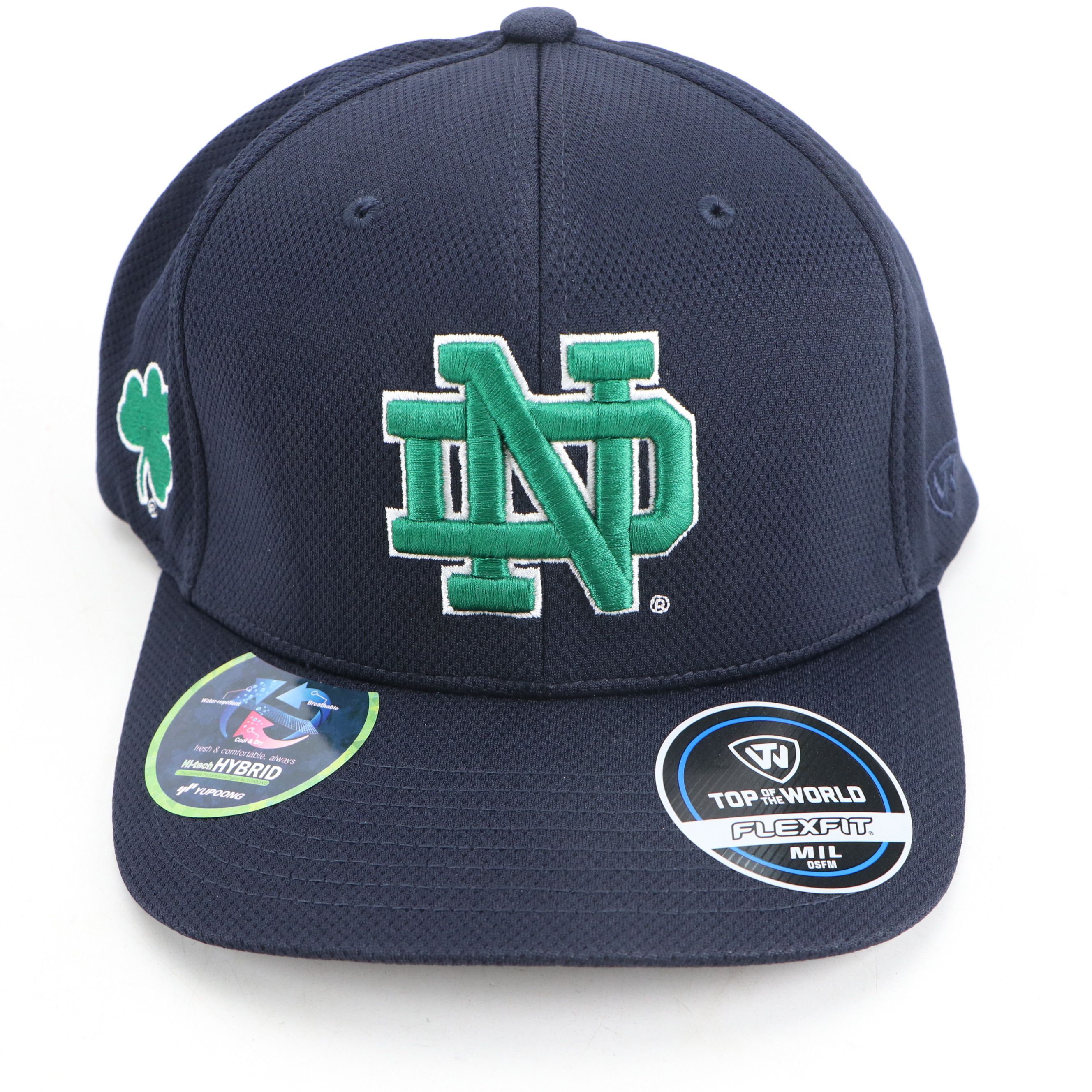 Collegiate Sports Hats Featuring Notre Dame, North Carolina State, and More