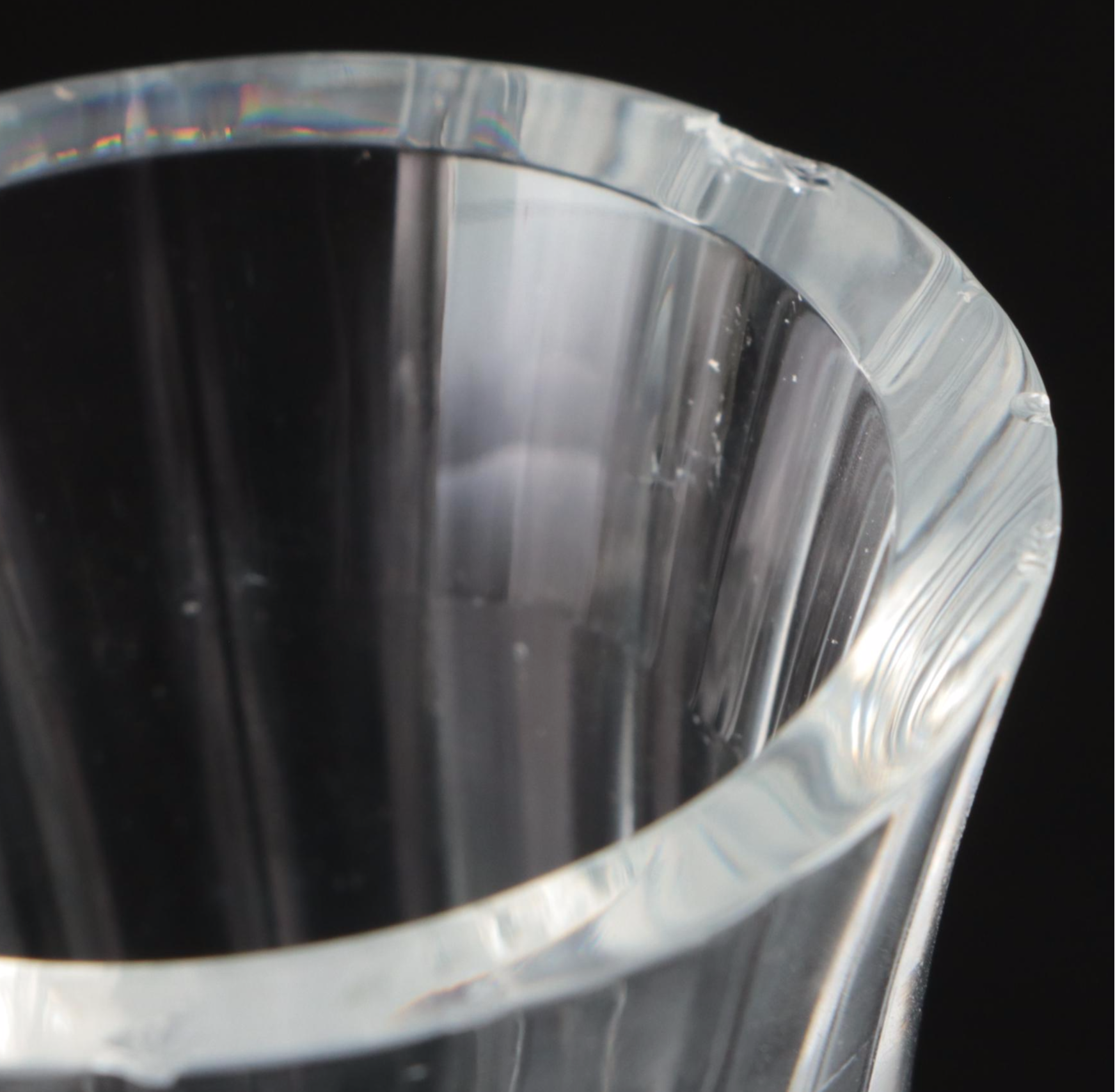 Lenox Crystal Decanter, Glass Martini Glasses, and Glass Footed Bowl