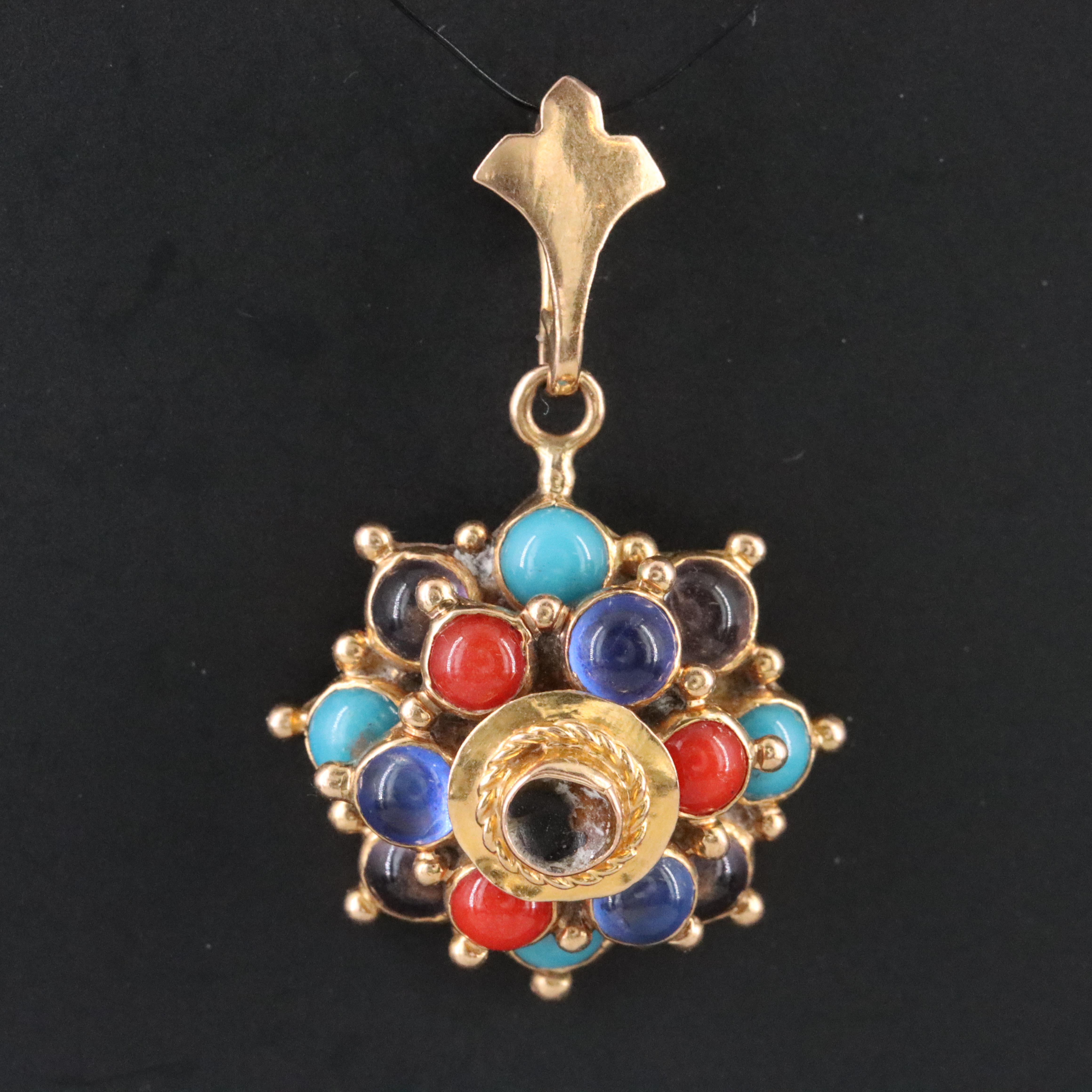 14K Thai Princess Pendant