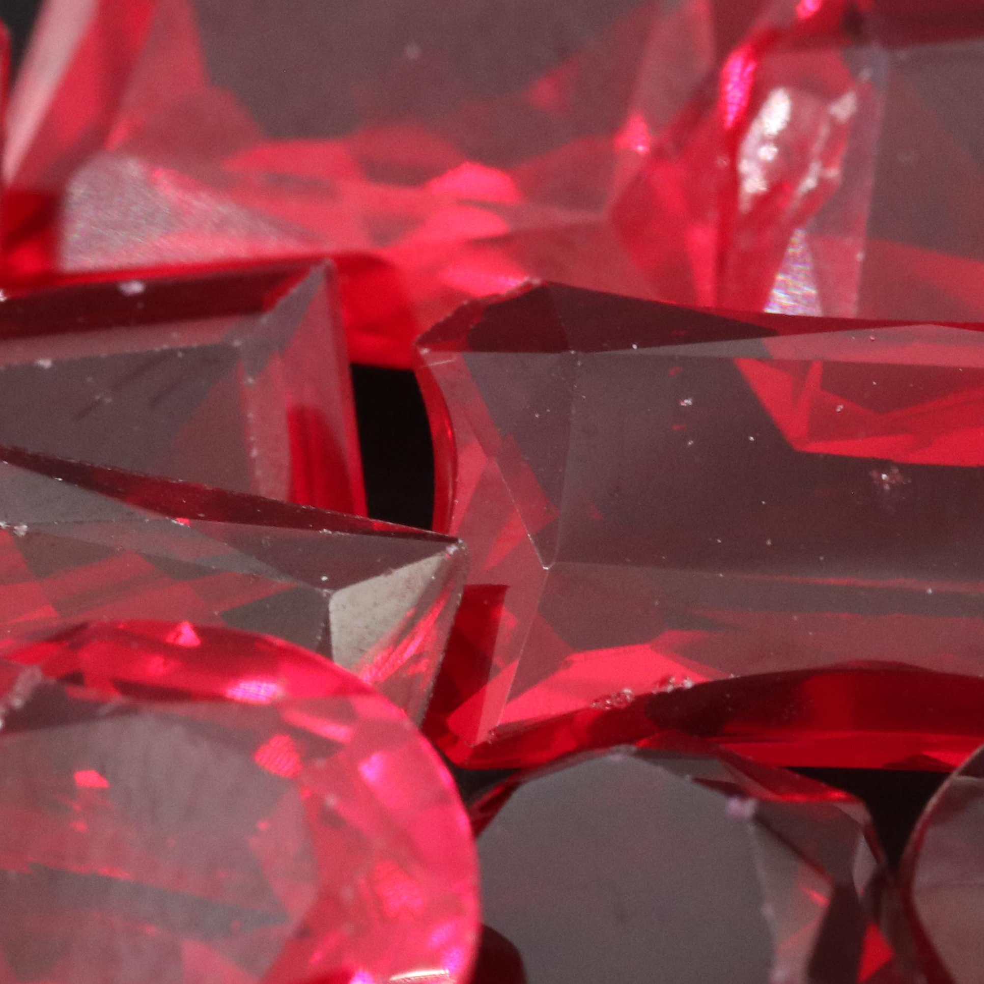 Loose 70.96 CTW Lab Grown Rubies
