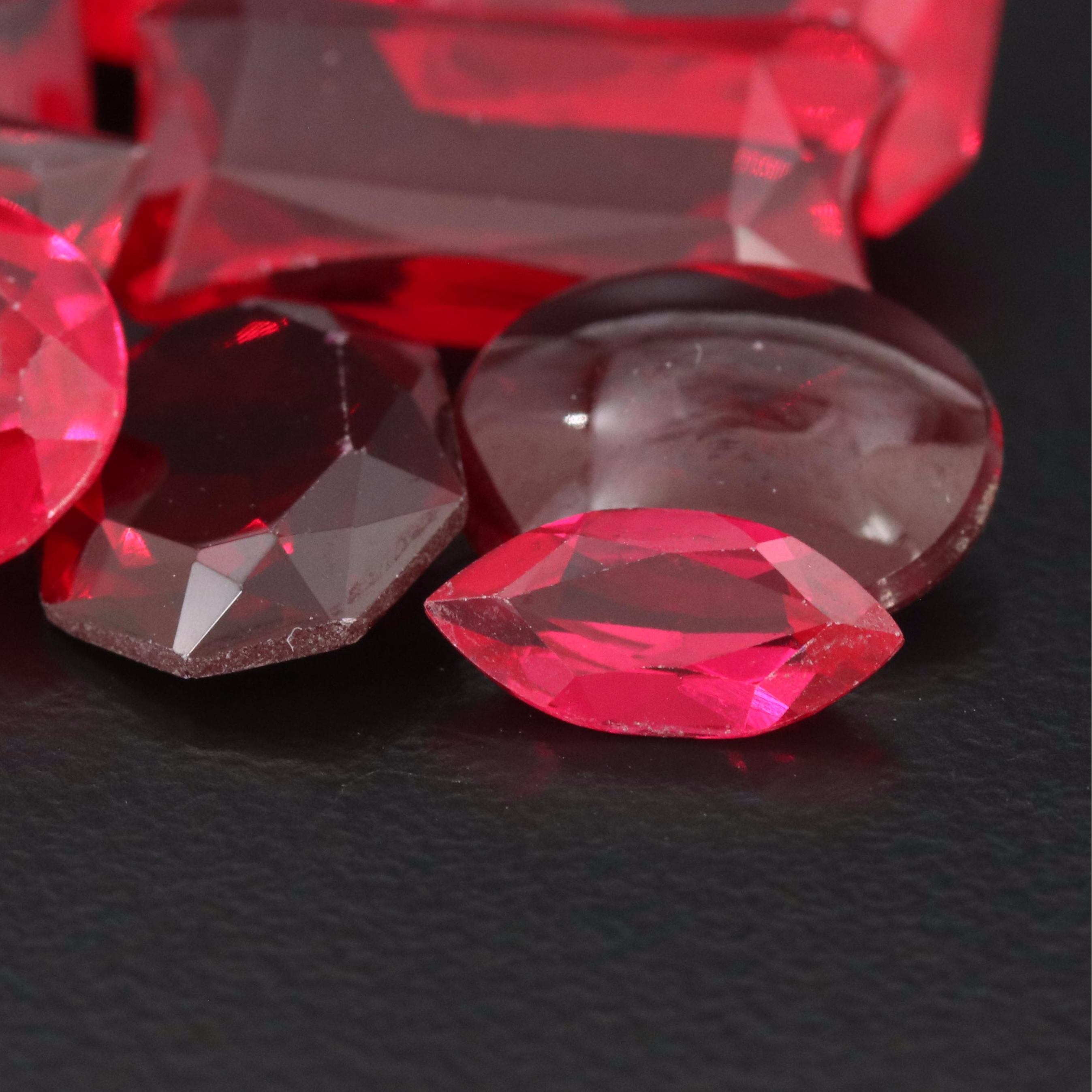 Loose 70.96 CTW Lab Grown Rubies