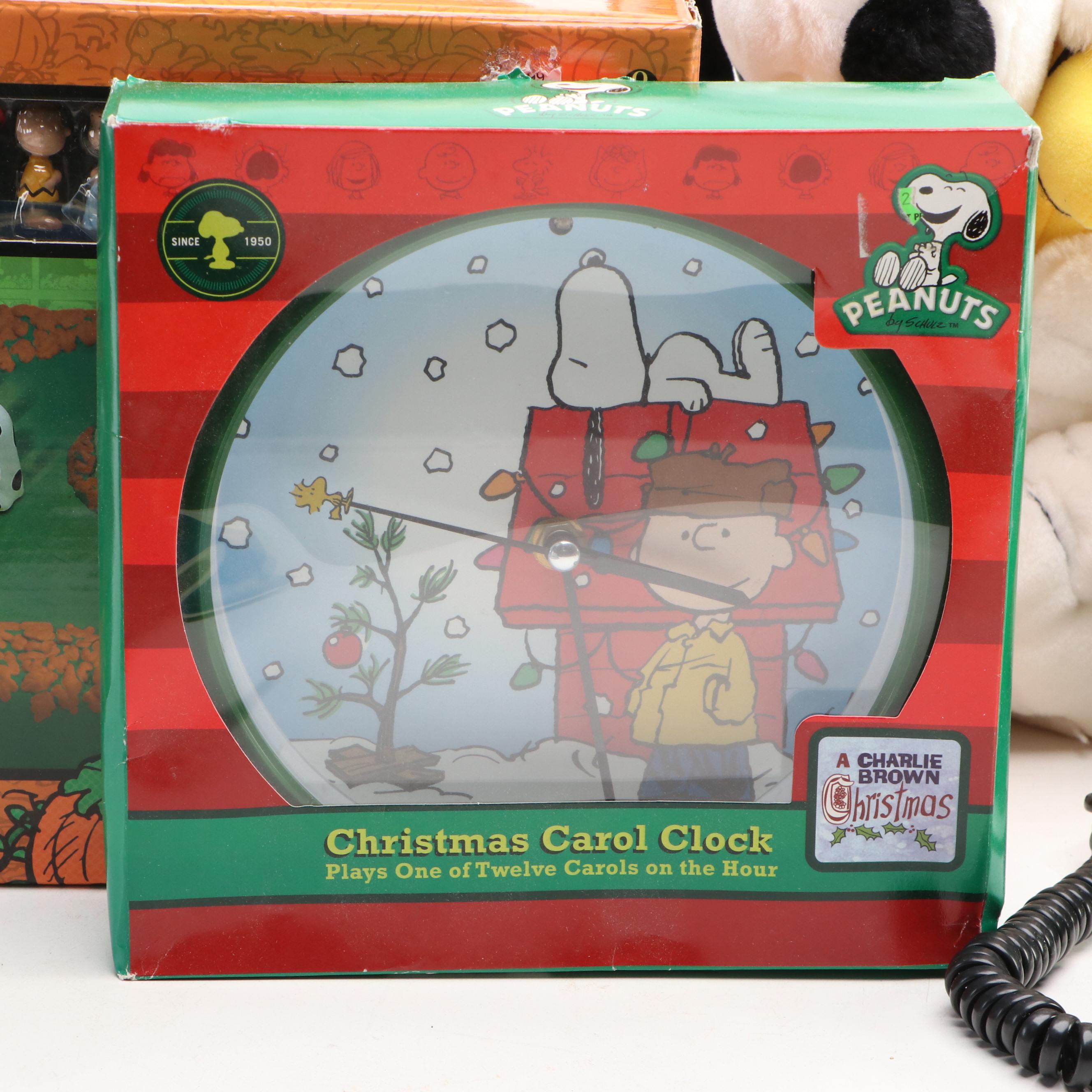 Snoopy and Woodstock Rotary Telephones with Other Peanuts Memorabilia and More