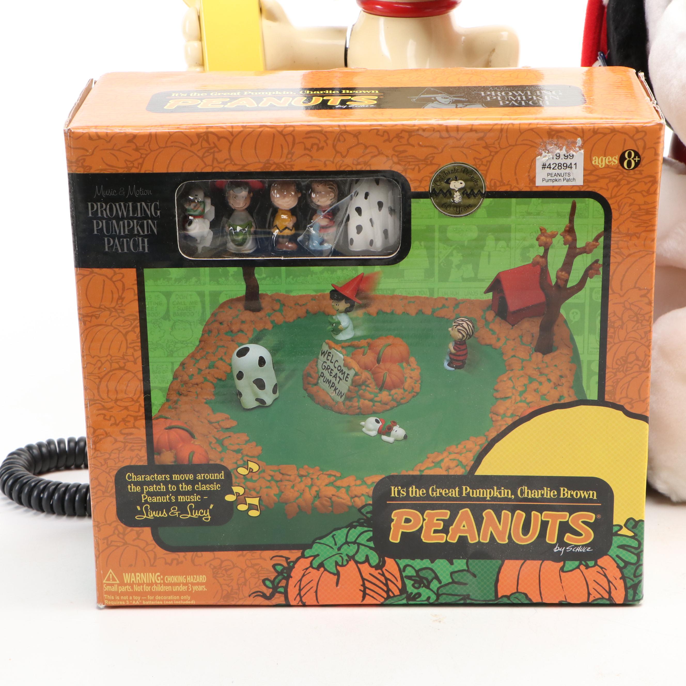 Snoopy and Woodstock Rotary Telephones with Other Peanuts Memorabilia and More
