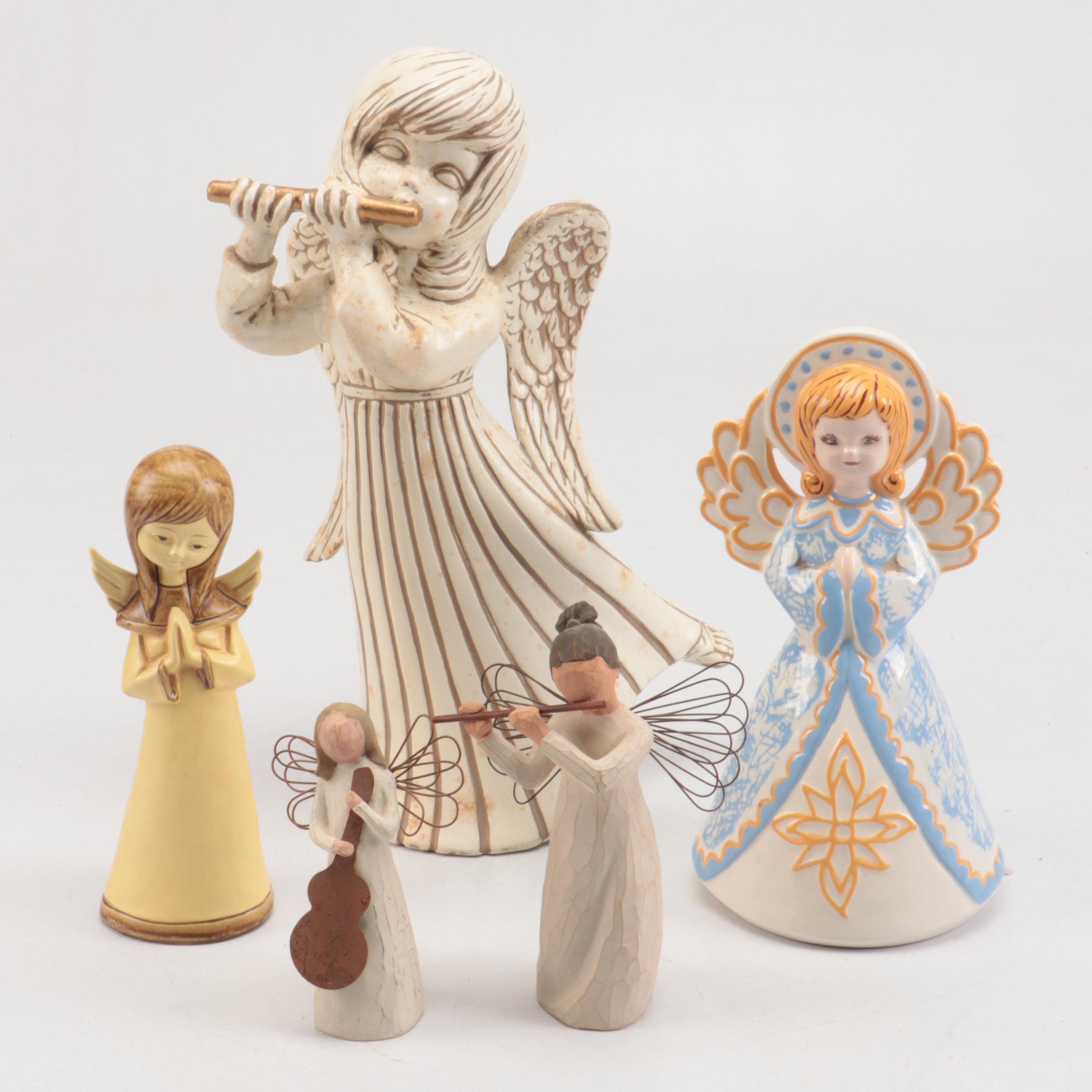 Susan Lordi for Willow Tree "Angel of Harmony" and Other Angel Figurines