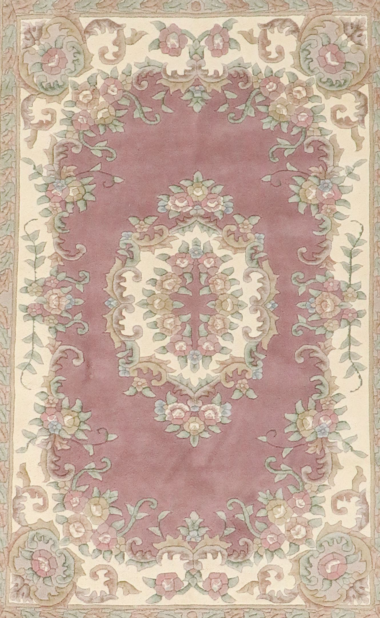 5'3 x 8'7 Hand-Knotted Chinese Peking Area Rug