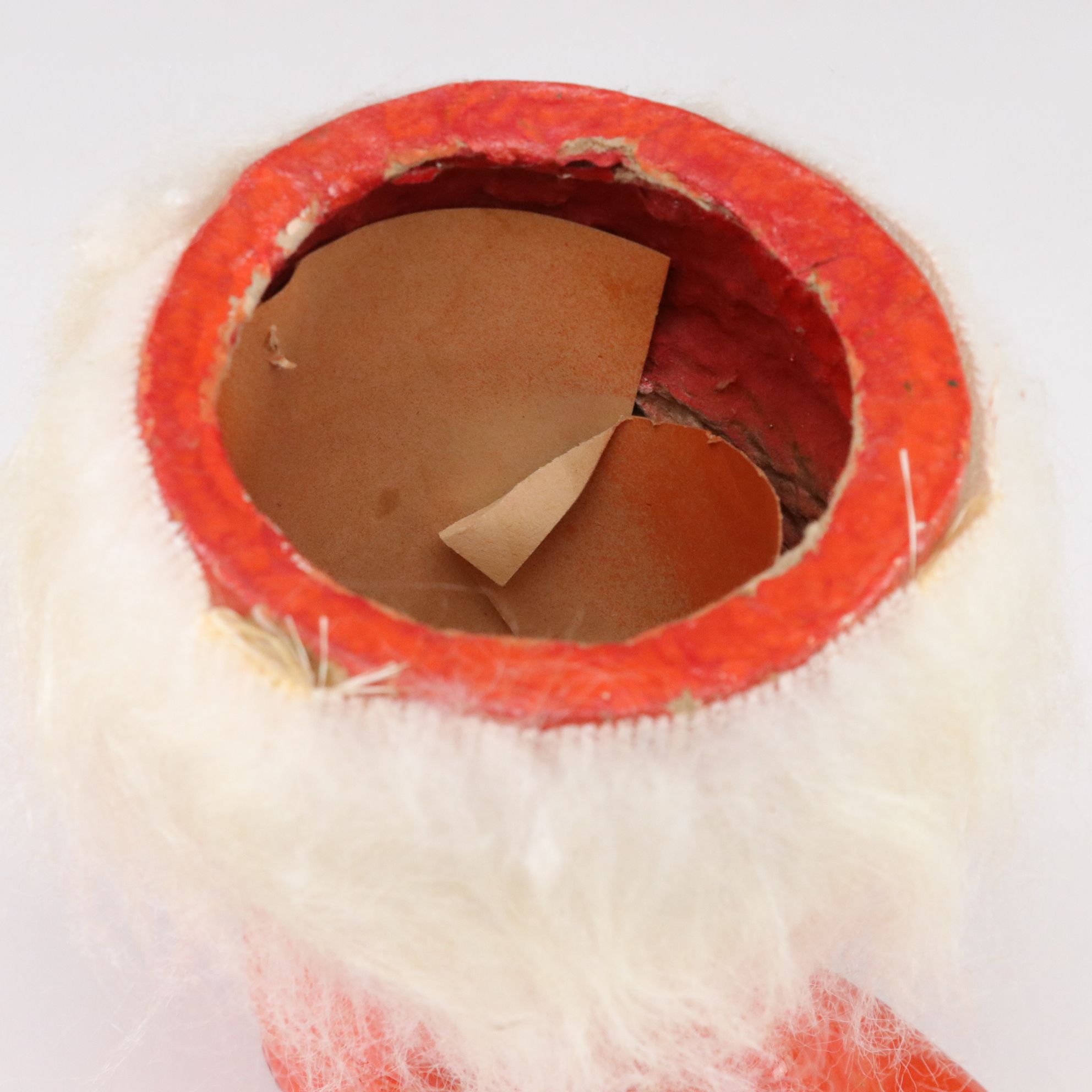 Dime Store Santa Suit In Box With Other Christmas Decorations and Ornaments