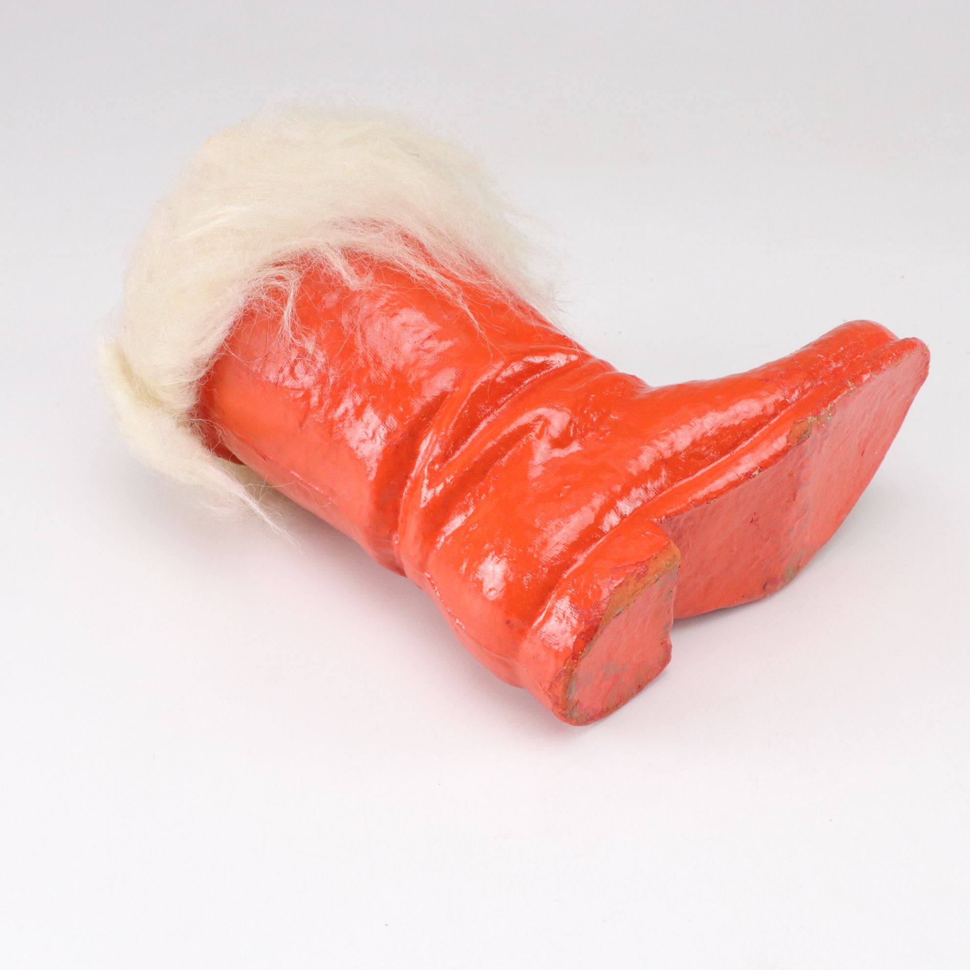 Dime Store Santa Suit In Box With Other Christmas Decorations and Ornaments