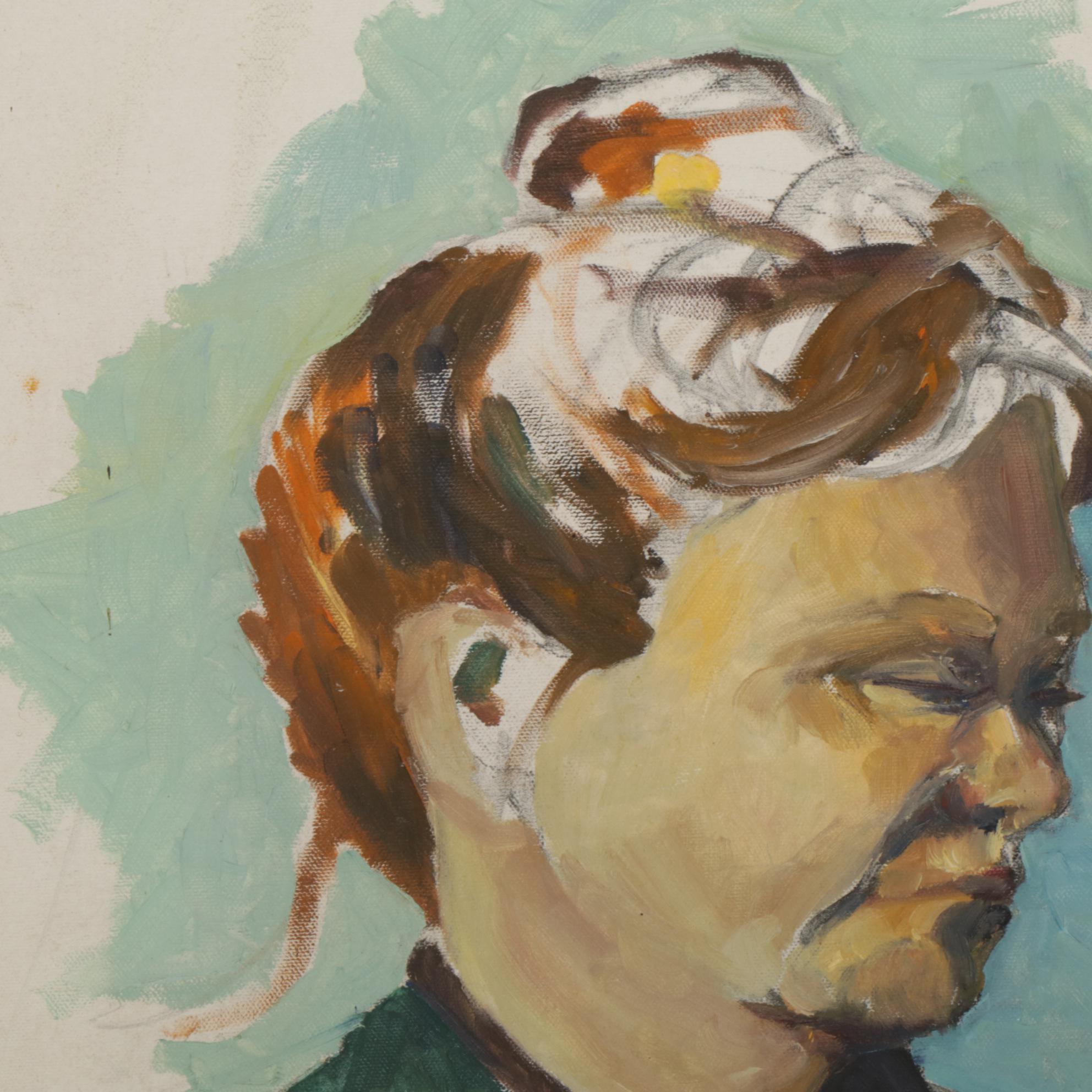 Duane Marshall Oil Portrait, Late 20th Century