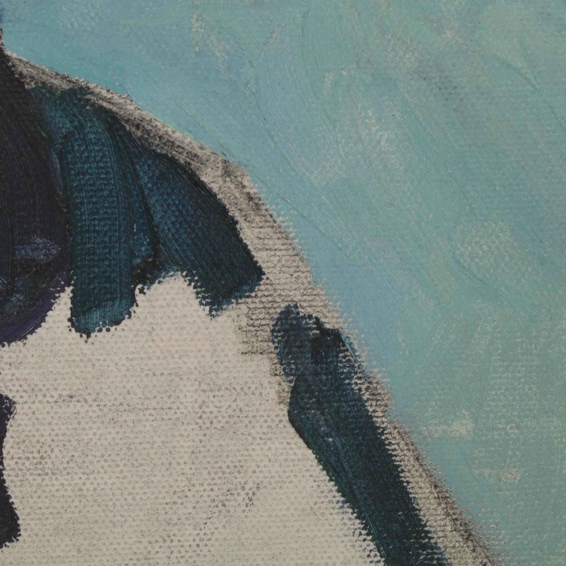 Duane Marshall Oil Portrait, Late 20th Century