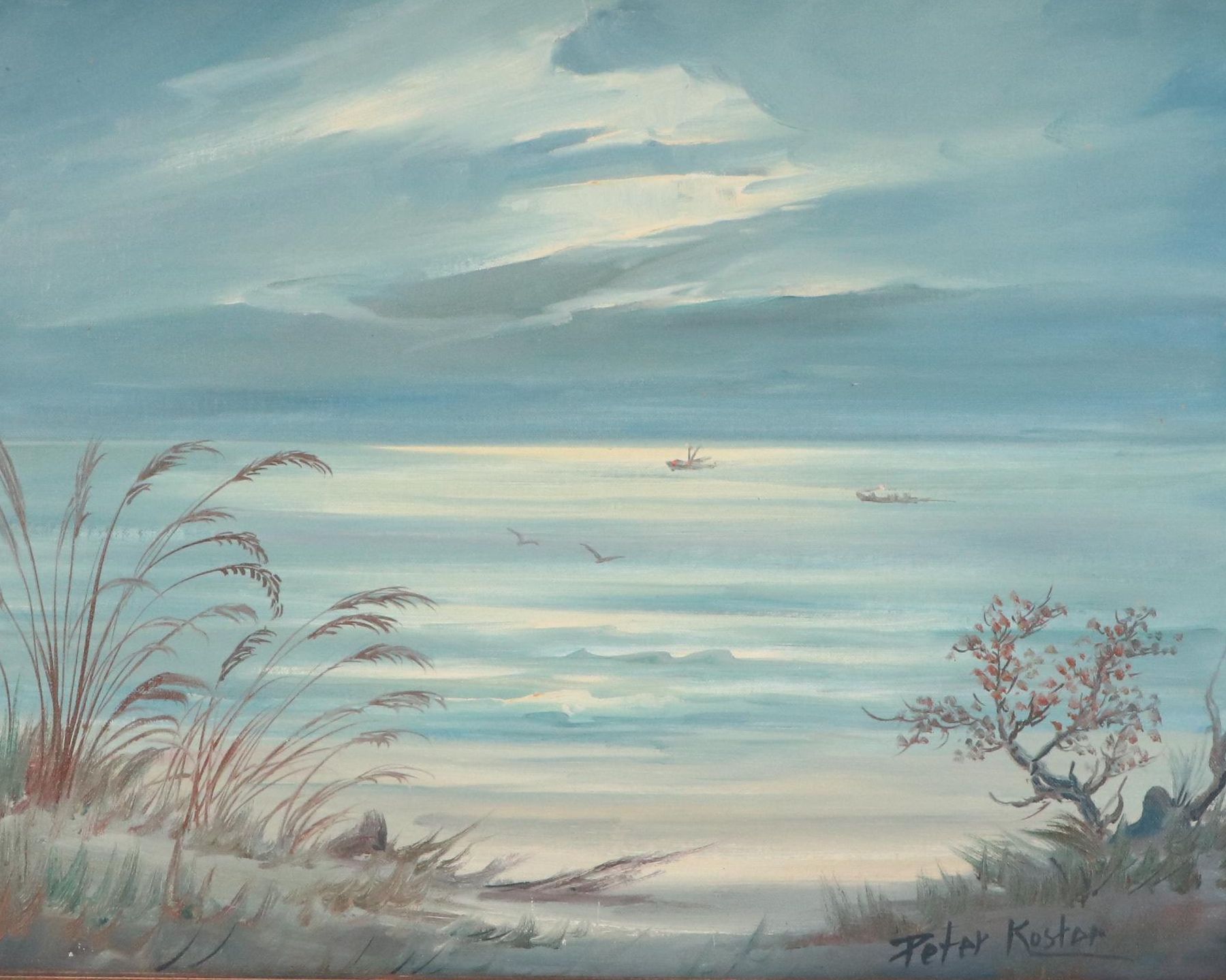 Peter Koster Coastal Landscape Oil Painting "Sanibel Island, Florida"