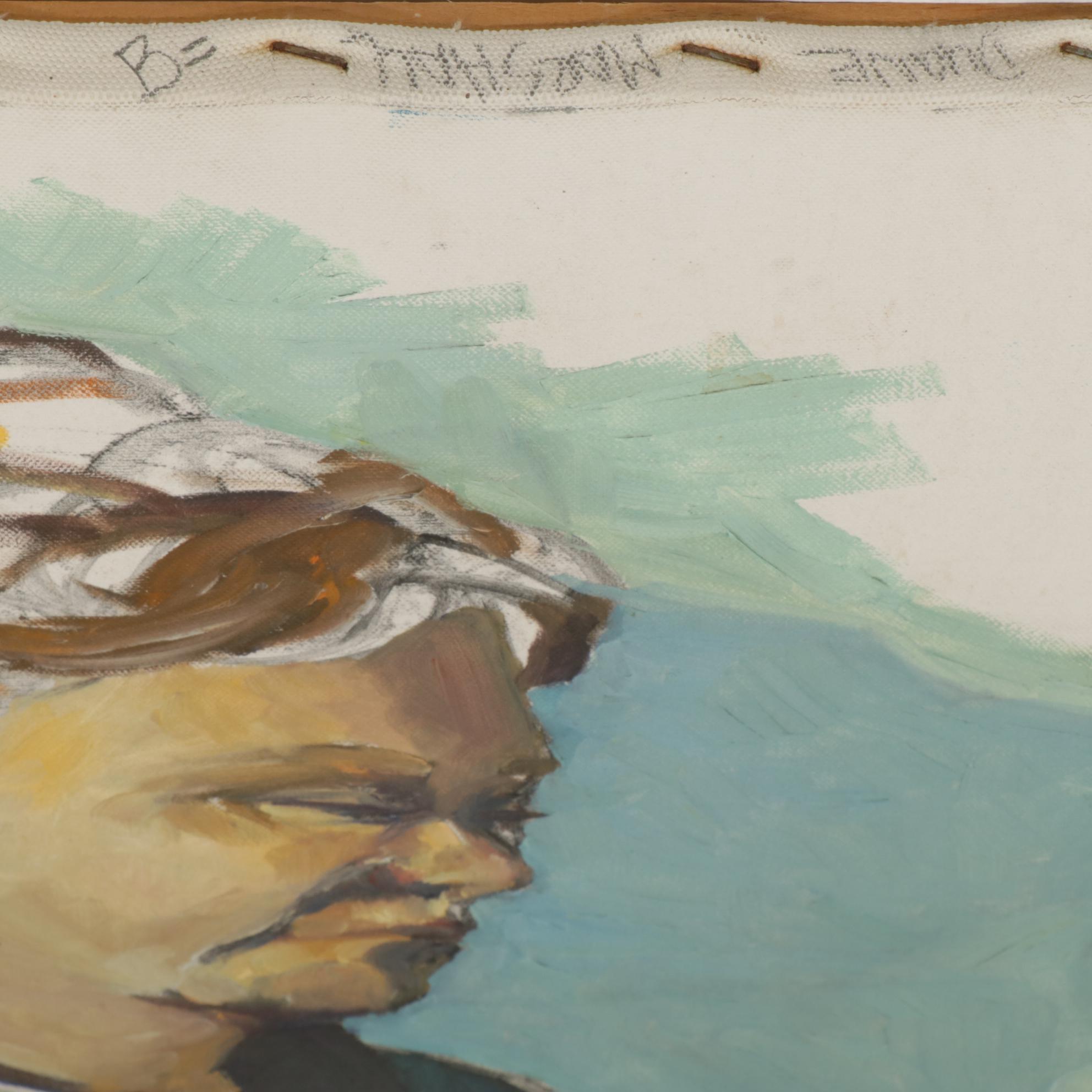 Duane Marshall Oil Portrait, Late 20th Century