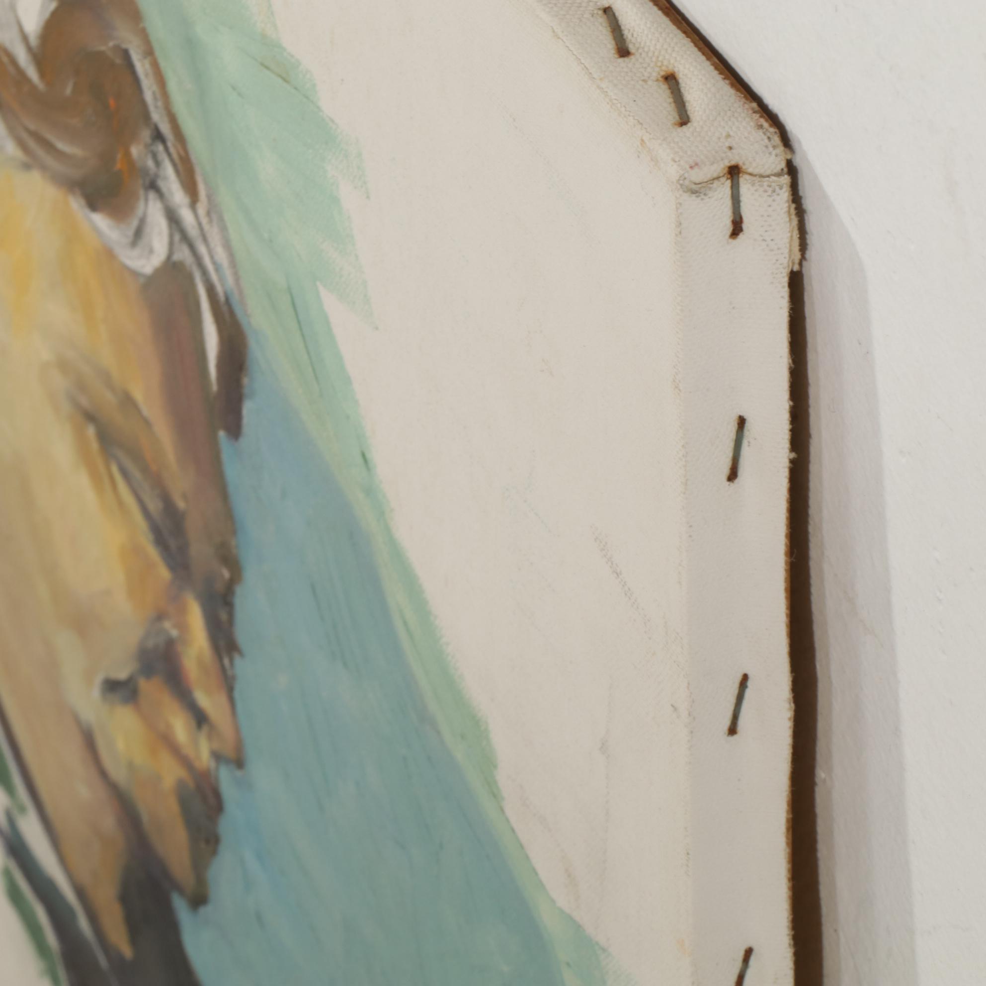 Duane Marshall Oil Portrait, Late 20th Century