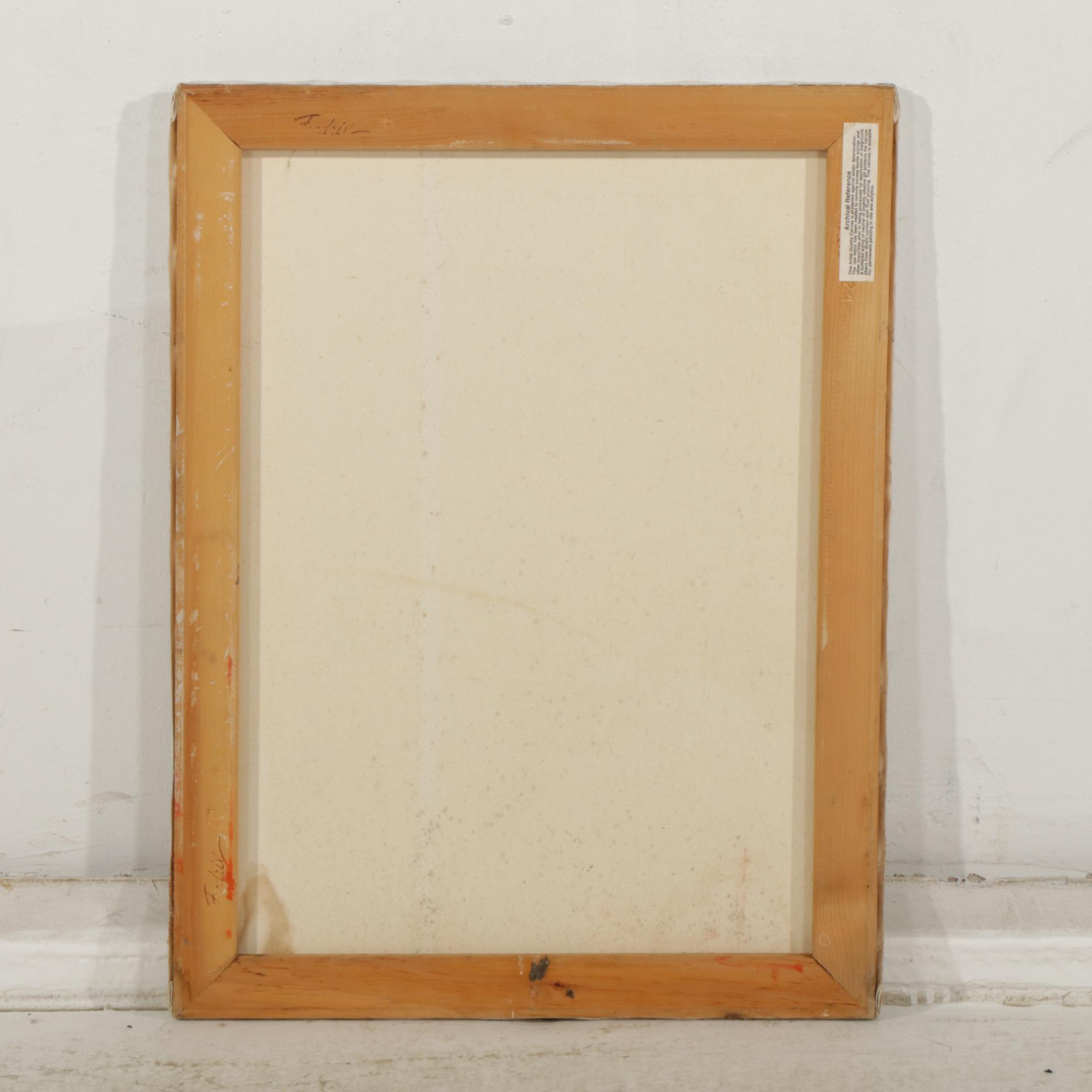 Duane Marshall Oil Portrait, Late 20th Century