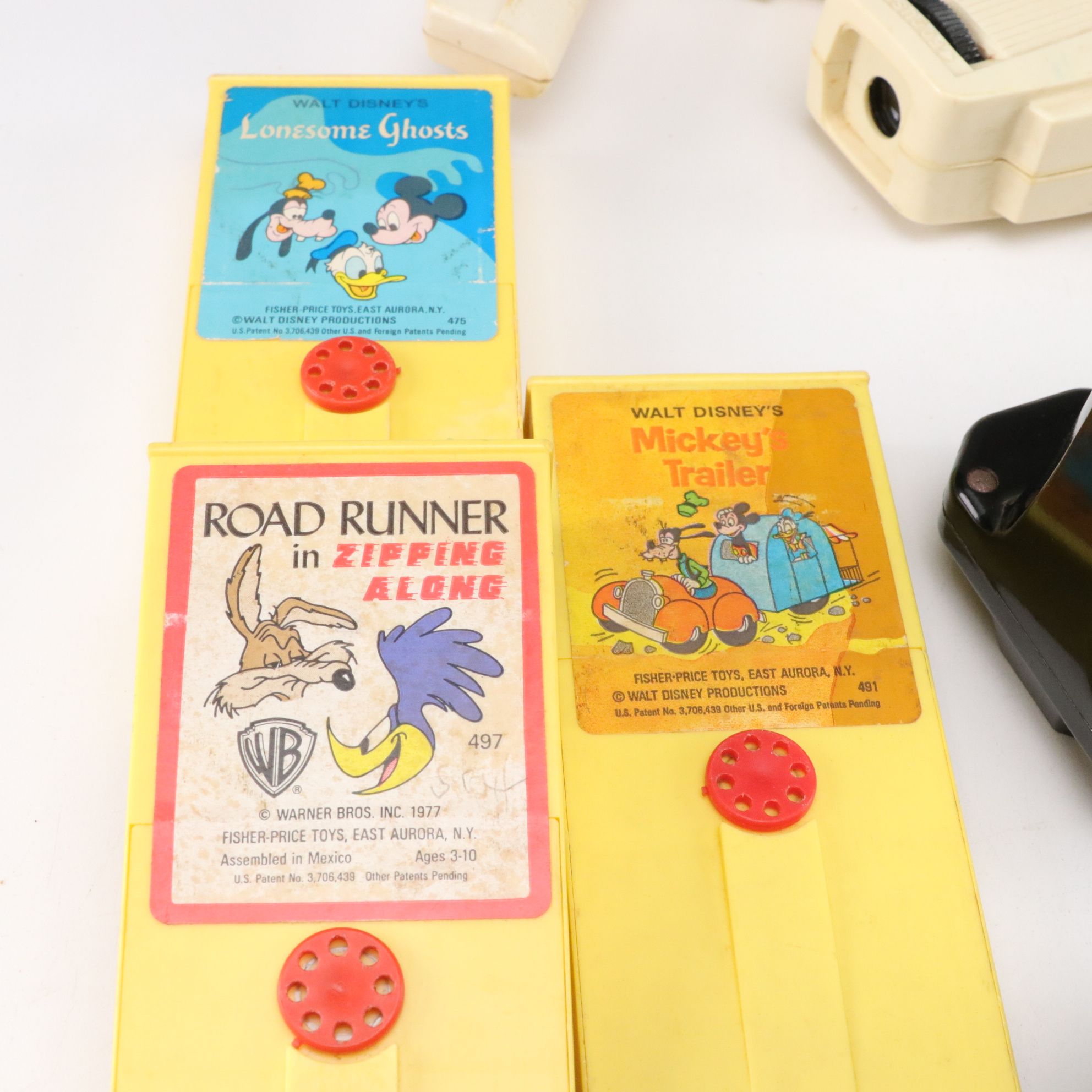 Fisher-Price "Movie Viewer" Projectors with Cartridges, Sawyer Viewmaster & More