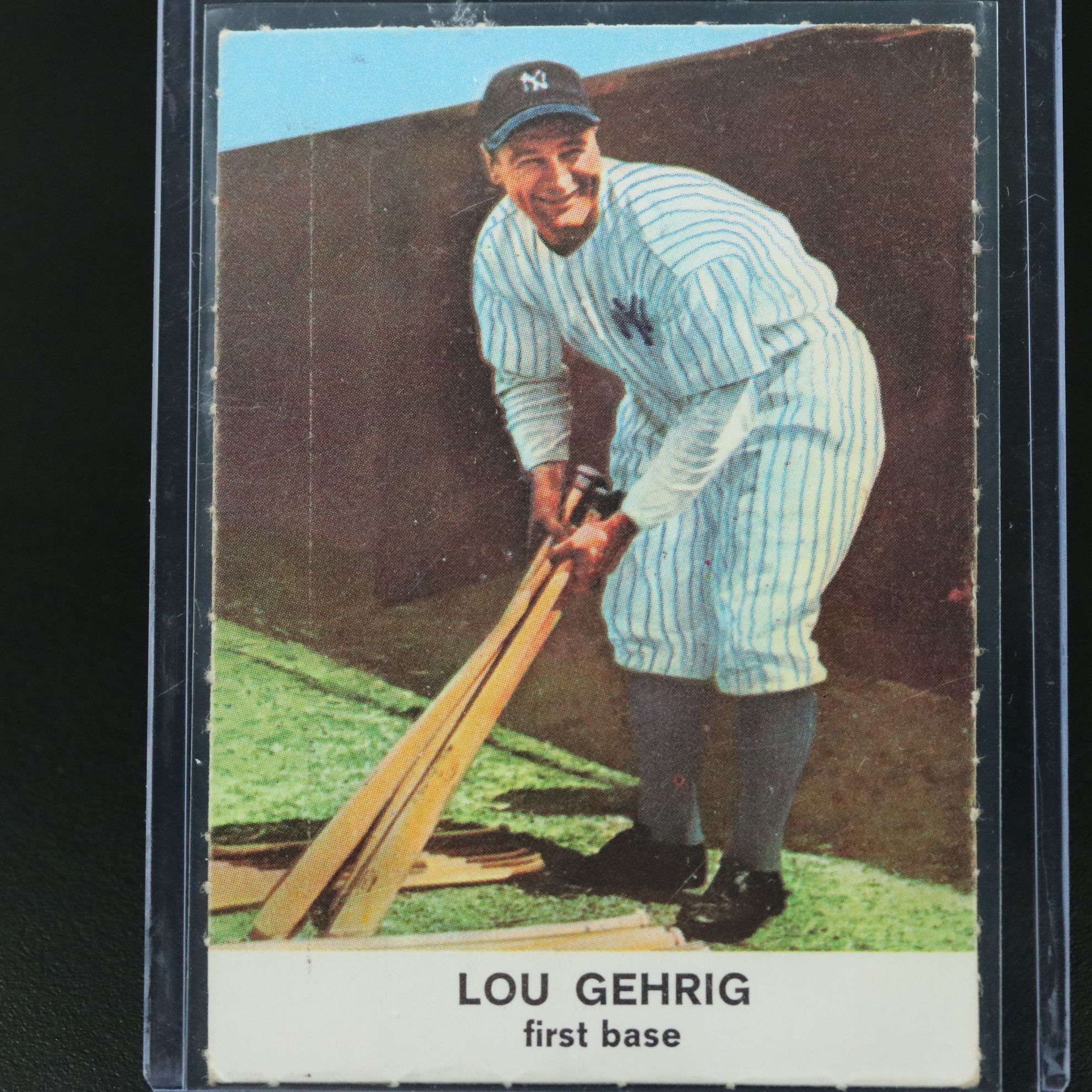 1961 Golden Press Lou Gehrig New York Yankees Baseball Card