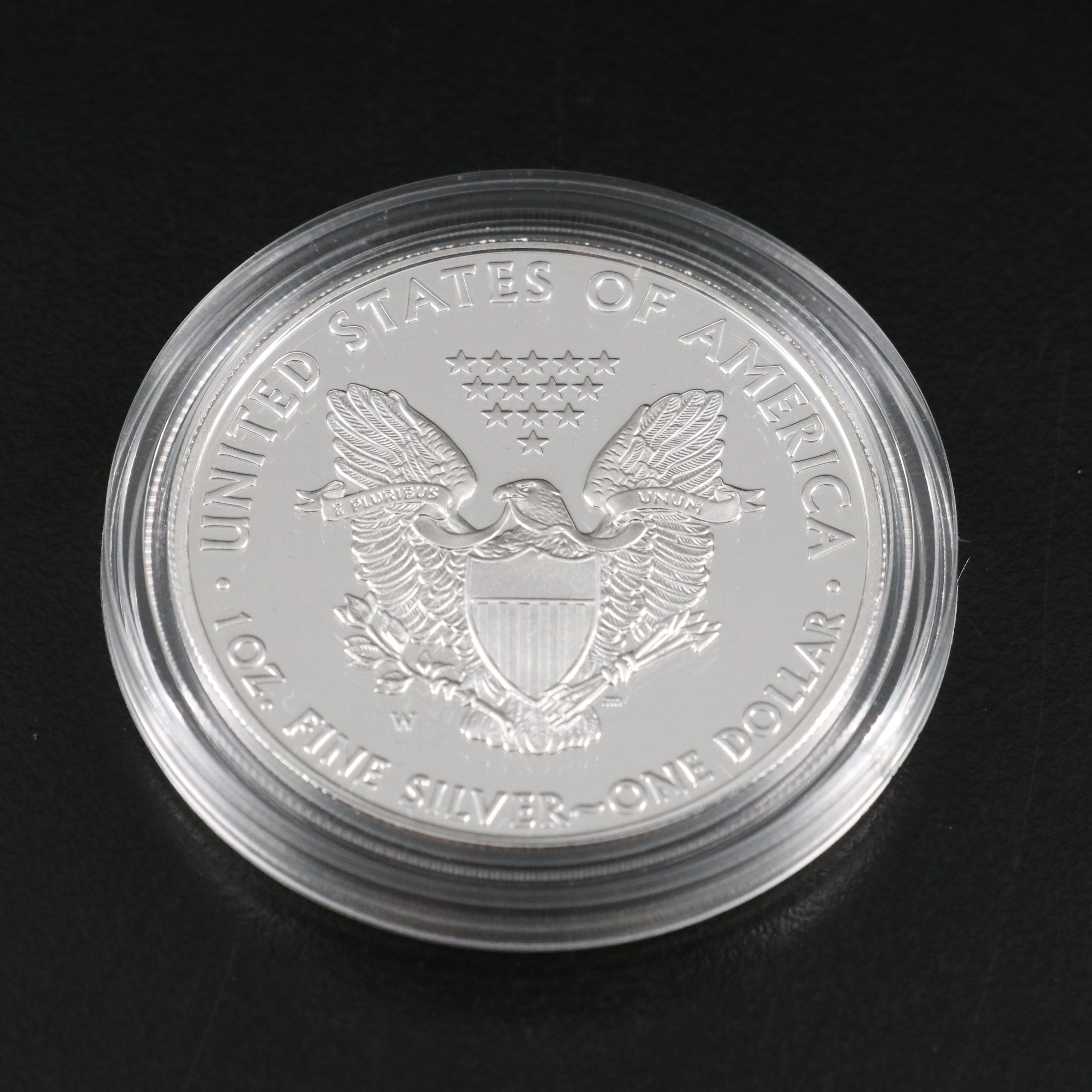 Three American Silver Eagle Proof Coins 2011, 2012, and 2013