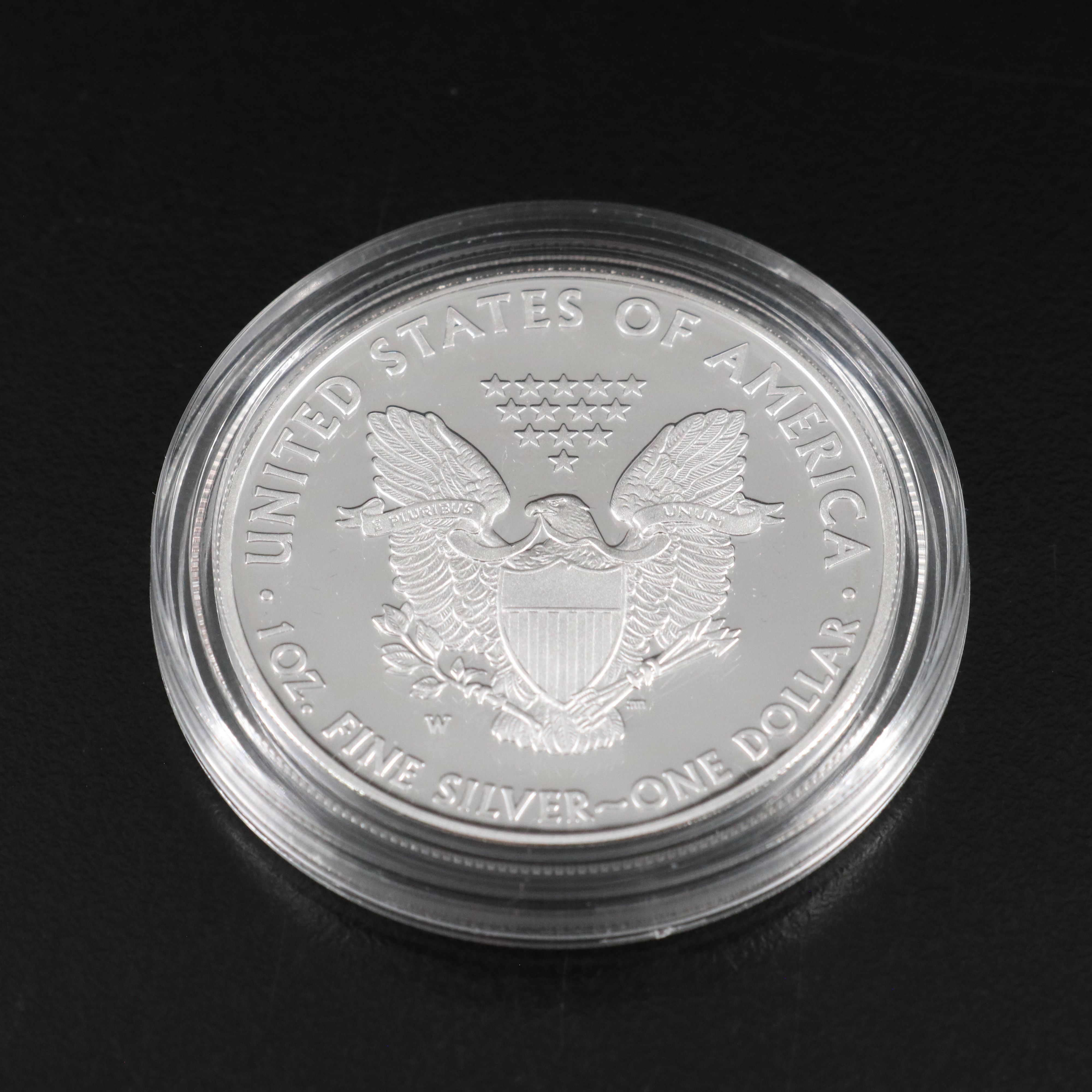 Three American Silver Eagle Proof Coins 2011, 2012, and 2013