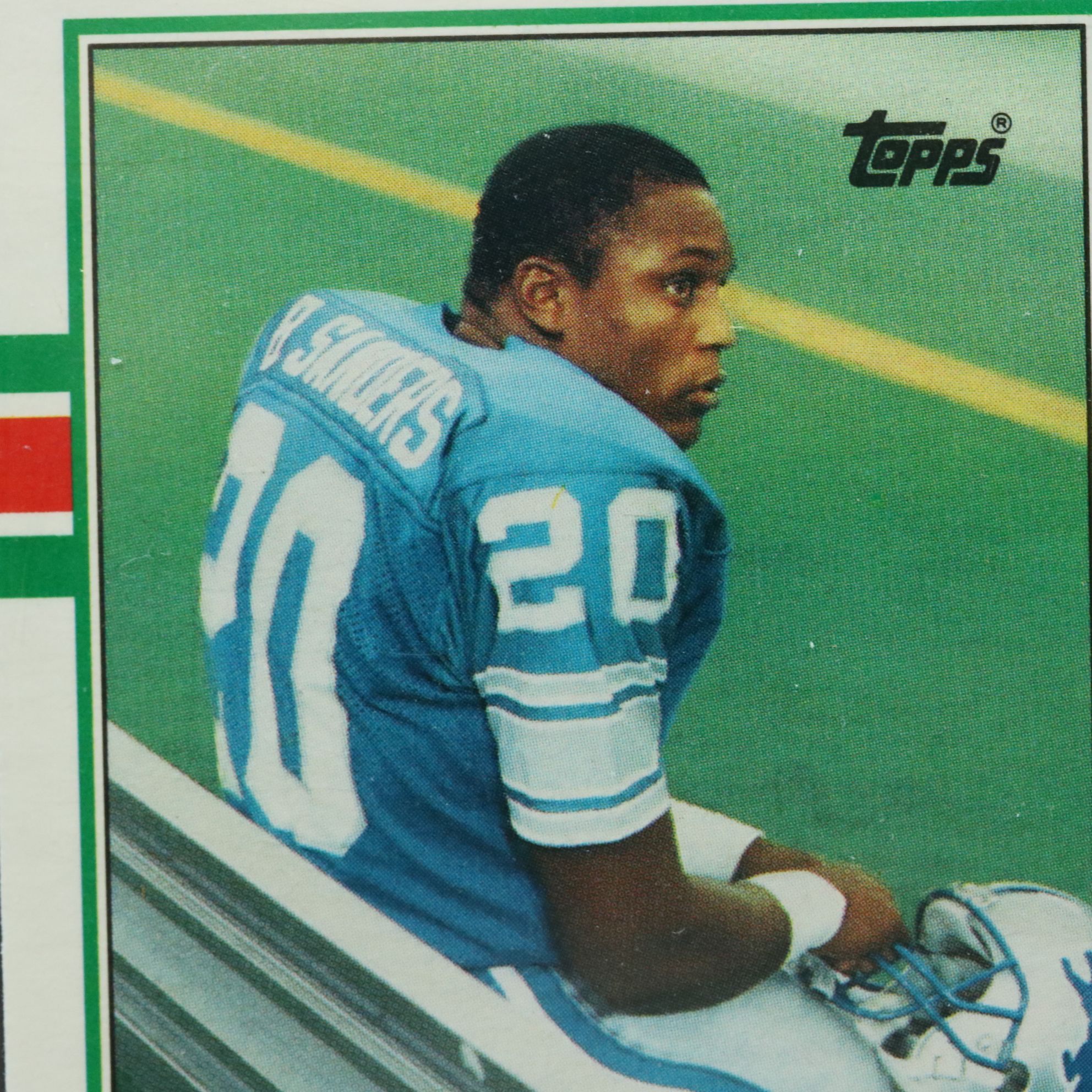 1989 Topps Traded Barry Sanders Detroit Lions Rookie Football Card