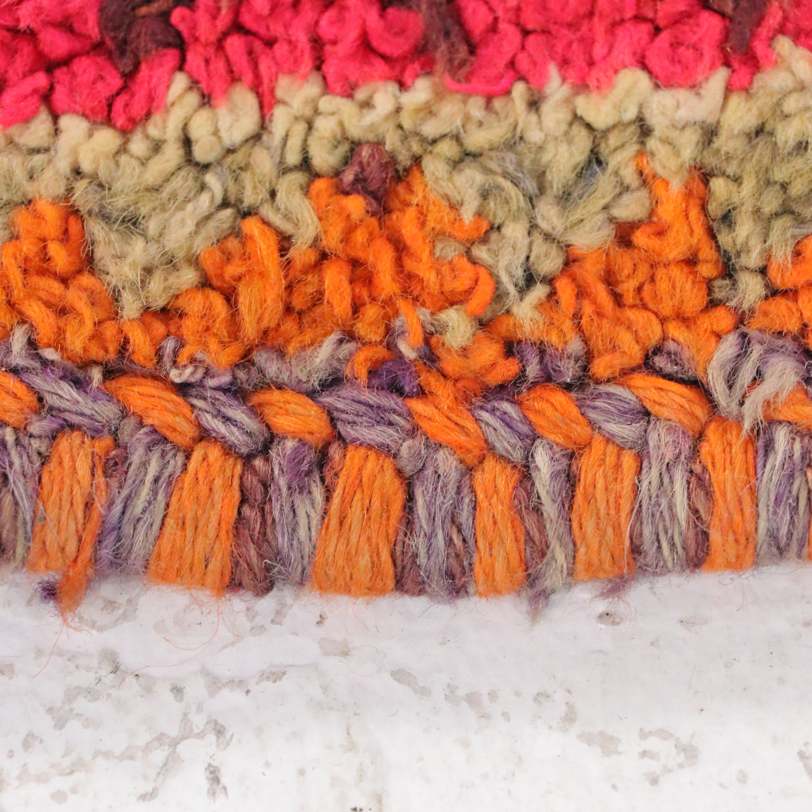 2'11 x 10'8 Hand-Knotted Moroccan Berber Carpet Runner Long Rug