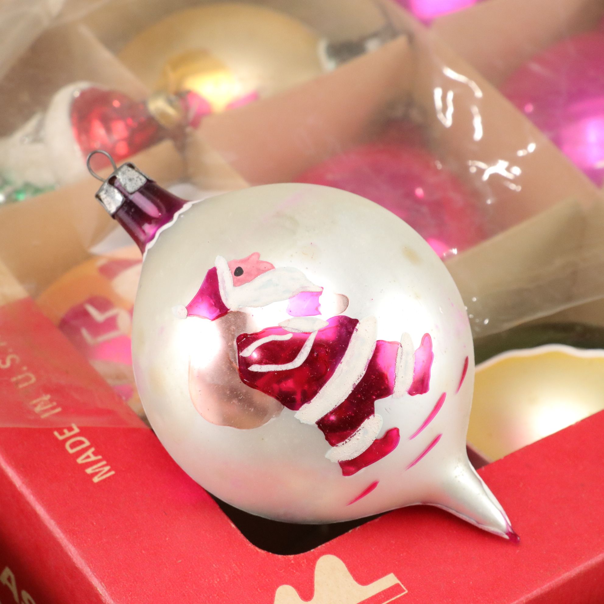 Shiny Brite, Premier Glass Works & Franke Artisan Glass Ornaments, Mid-20th C.