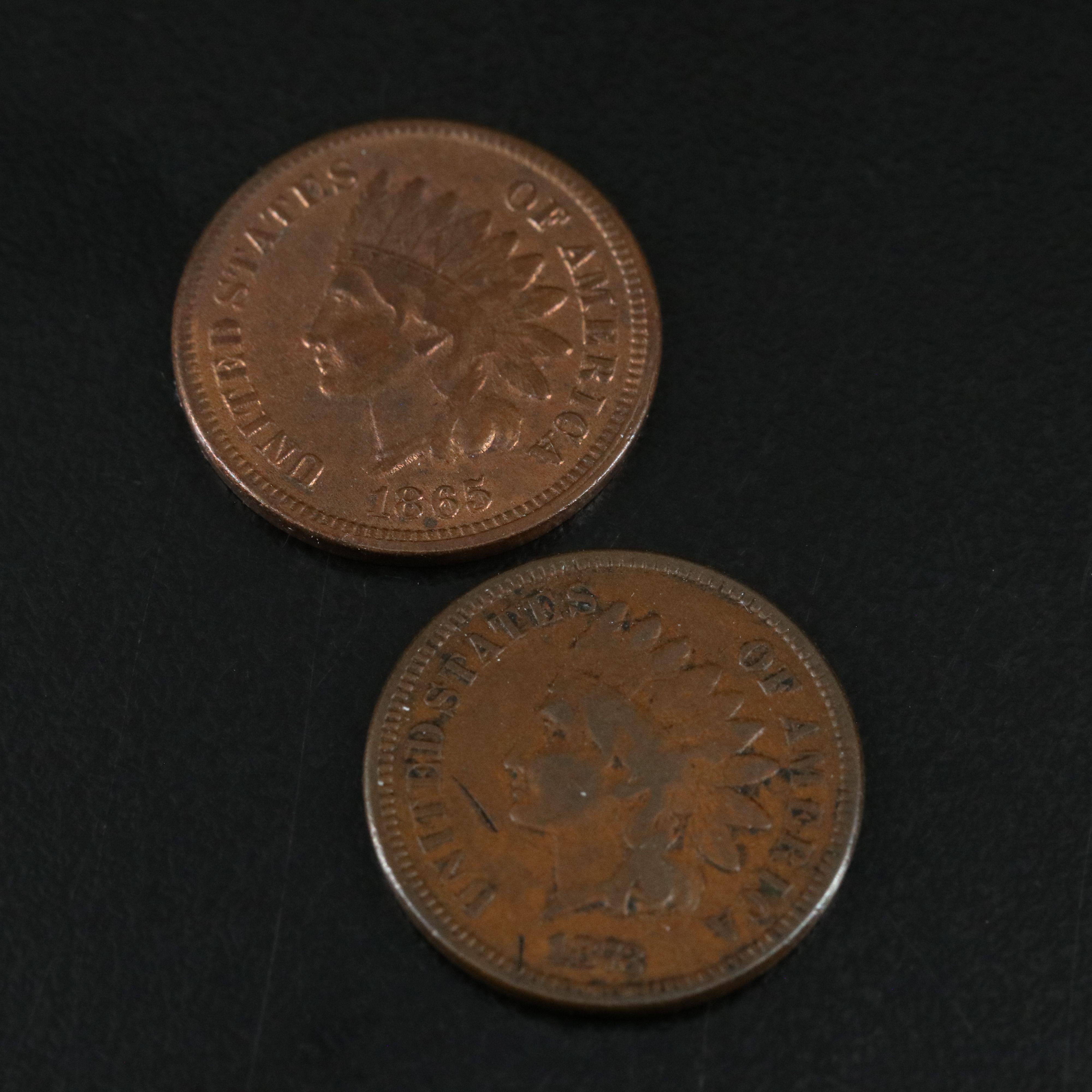 Collection of Six Early Date Indian Cents