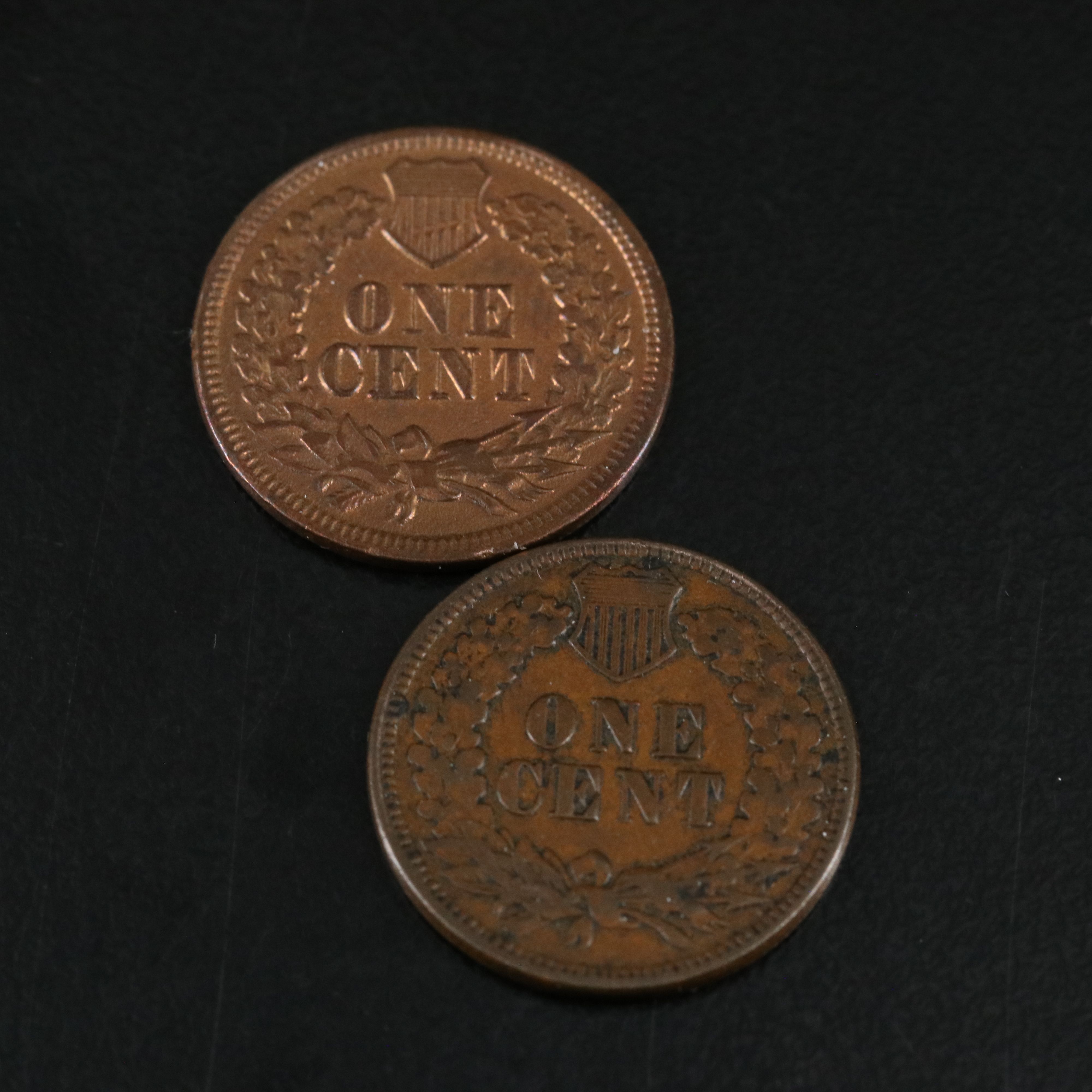 Collection of Six Early Date Indian Cents
