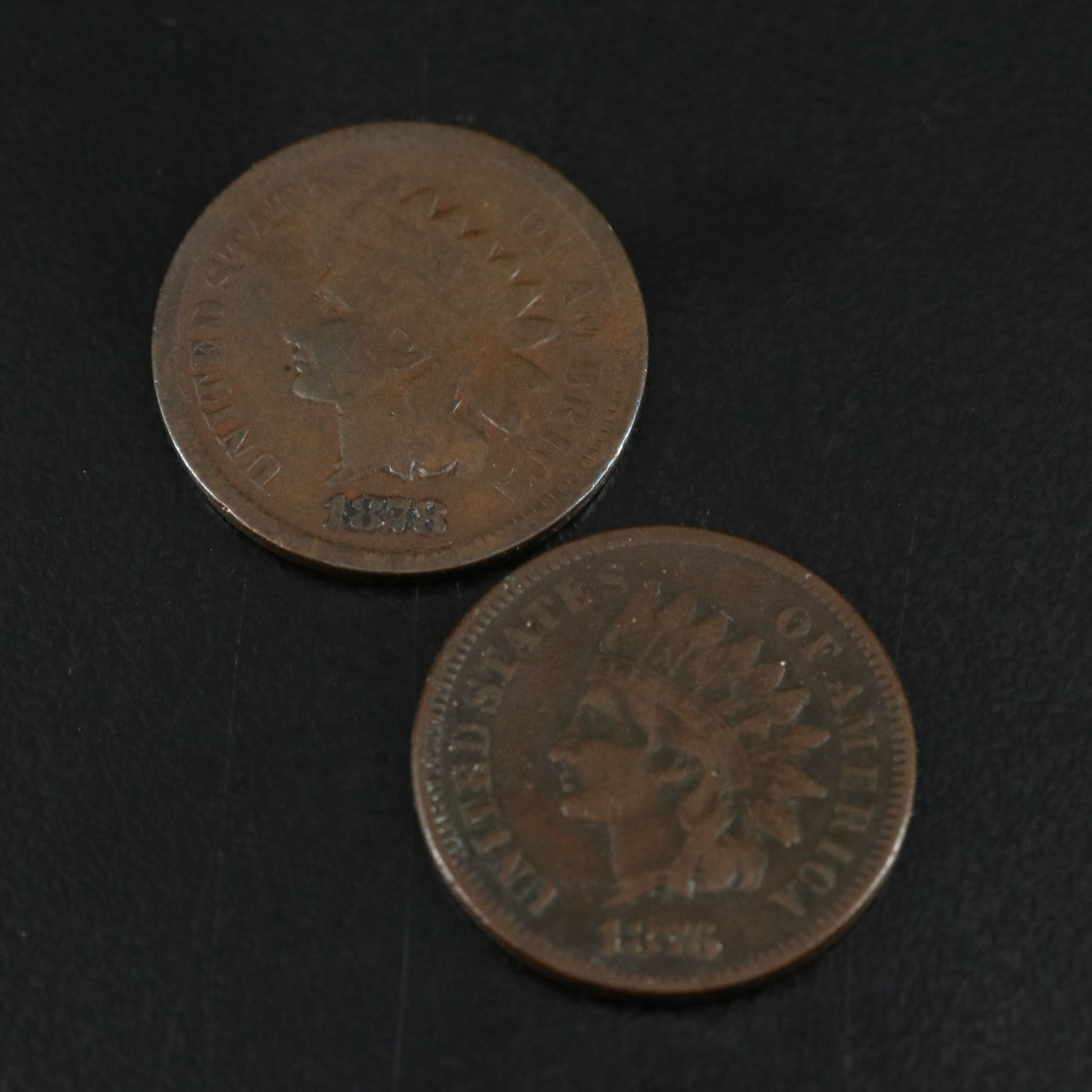 Collection of Six Early Date Indian Cents