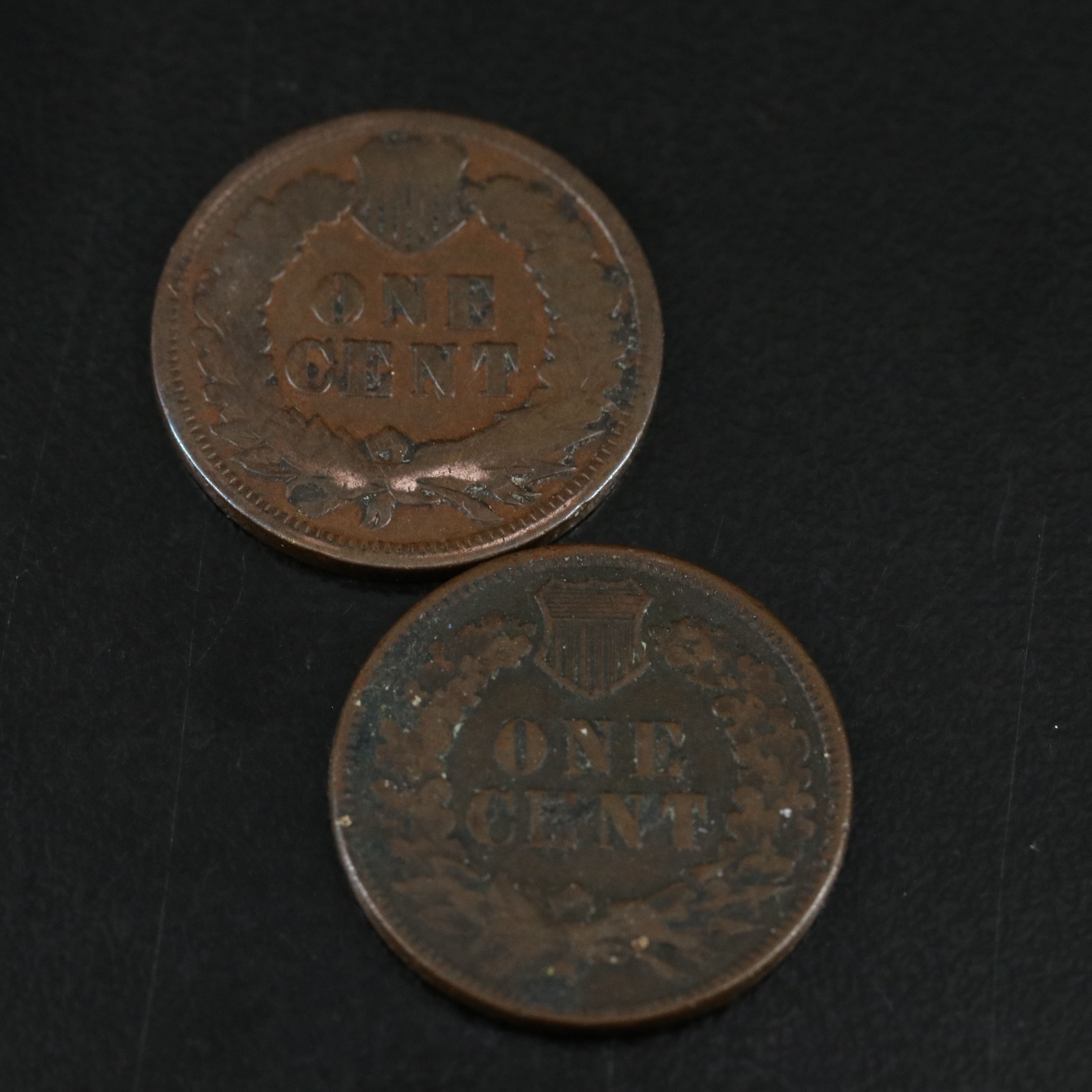 Collection of Six Early Date Indian Cents