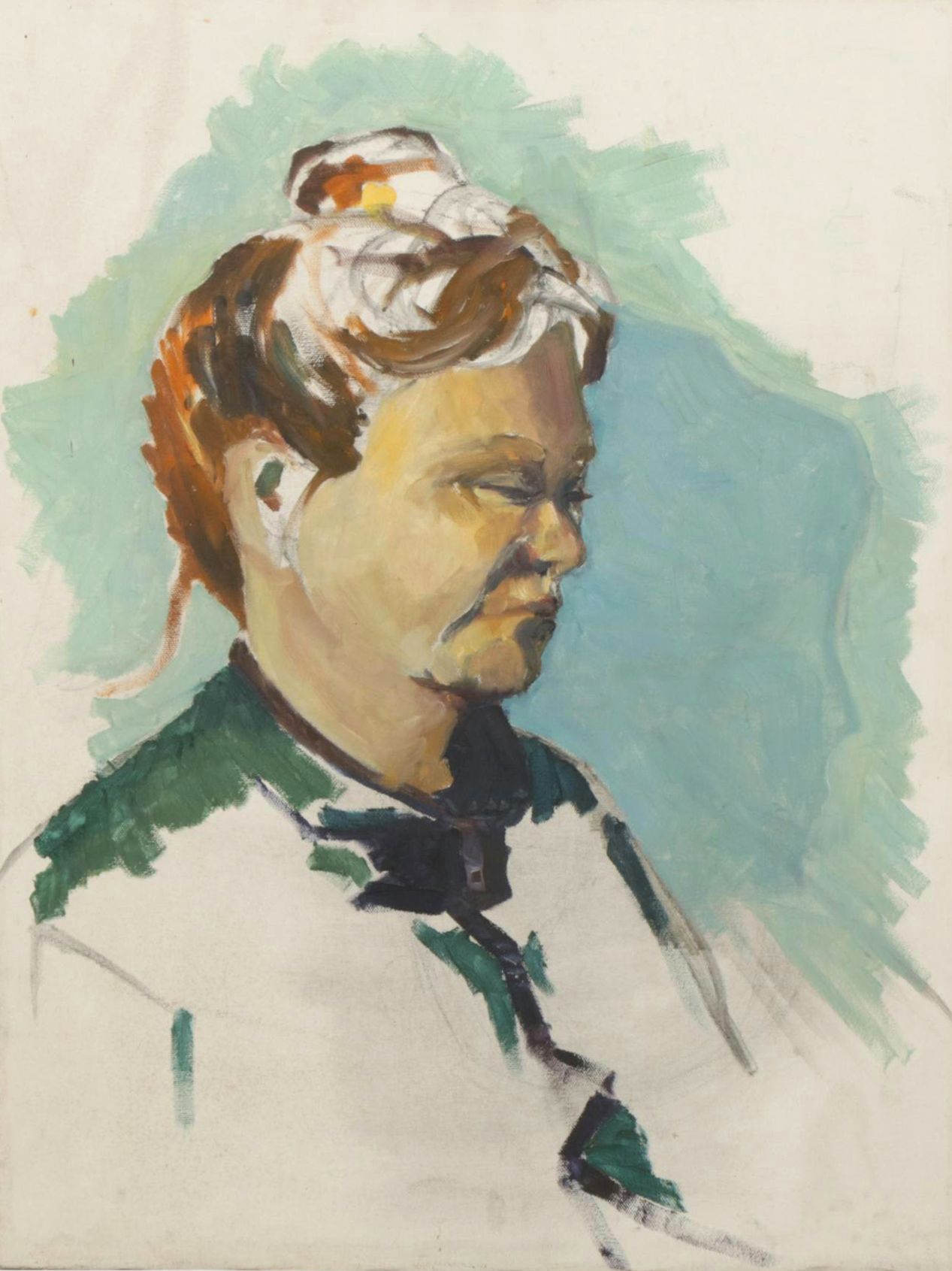 Duane Marshall Oil Portrait, Late 20th Century