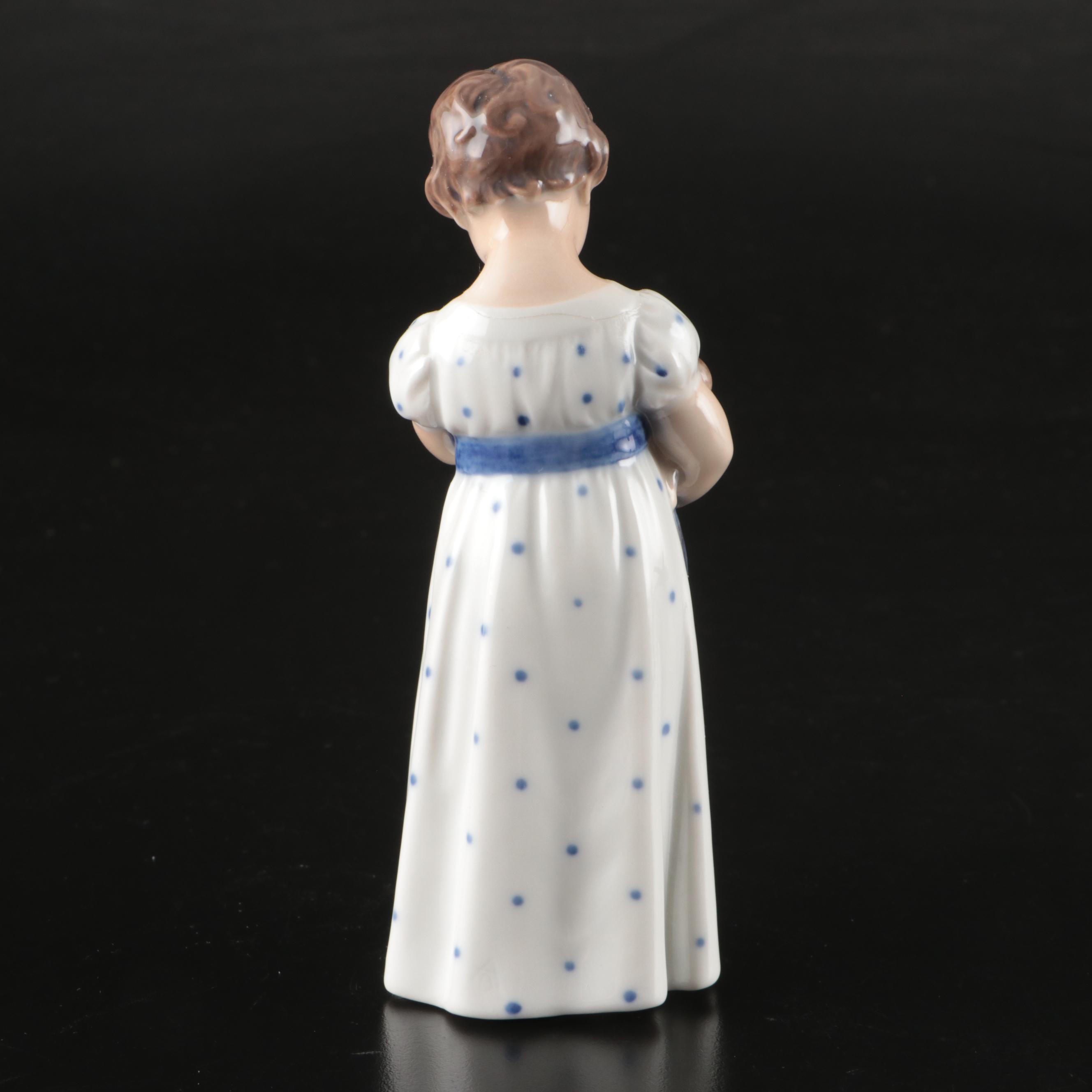 Royal Copenhagen "Girl with Doll" Porcelain Figurine and More