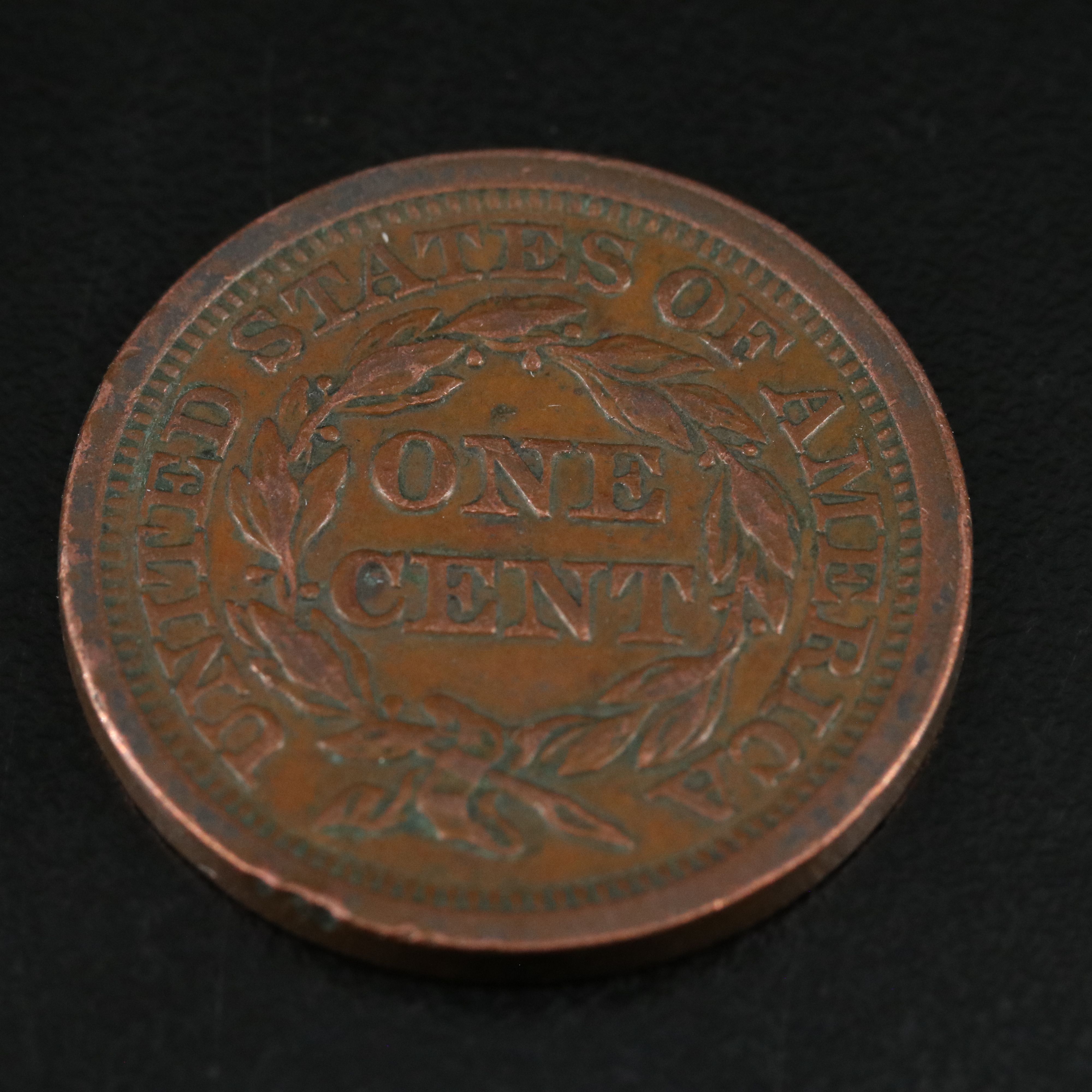 Three different United States Coronet Large Cents