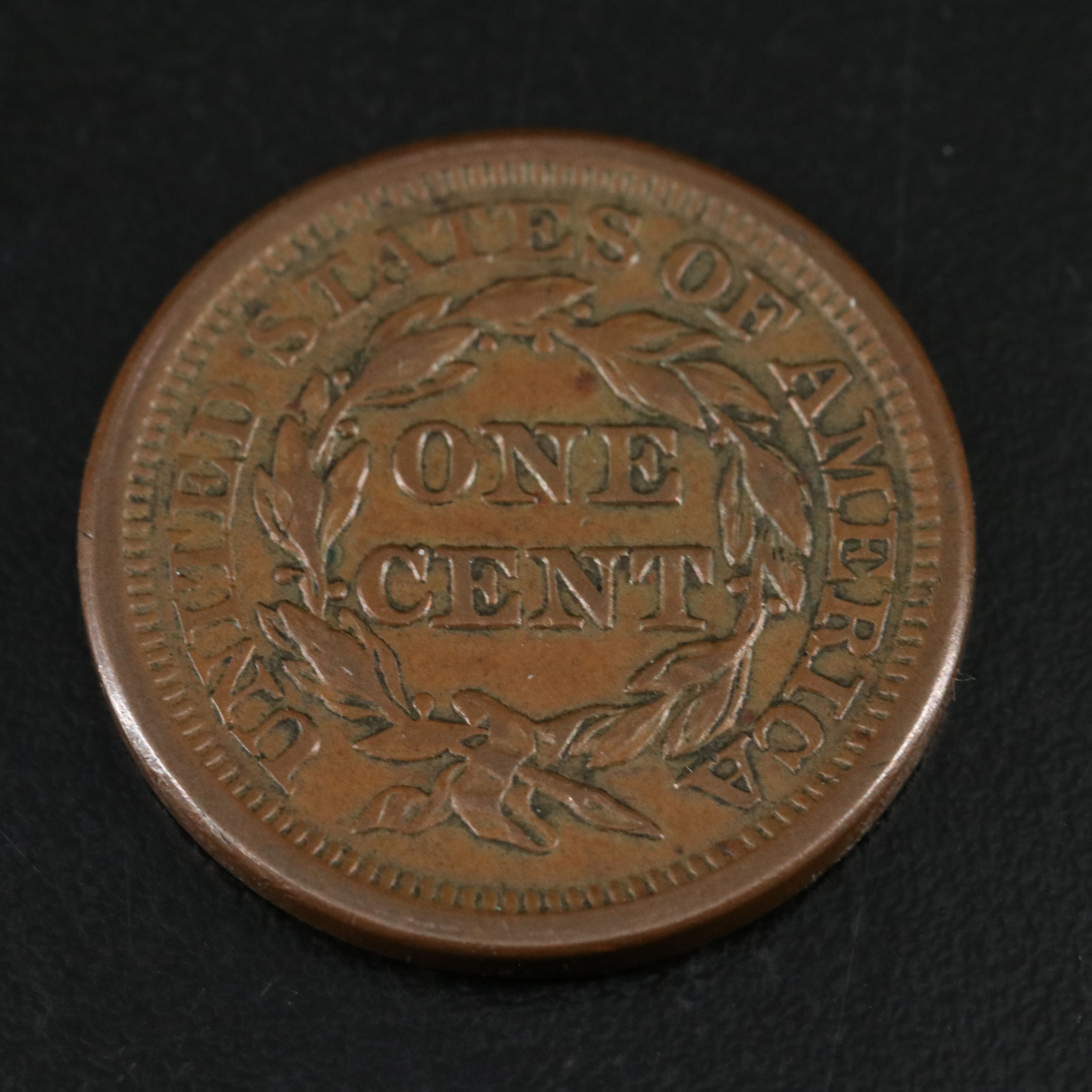 Three different United States Coronet Large Cents
