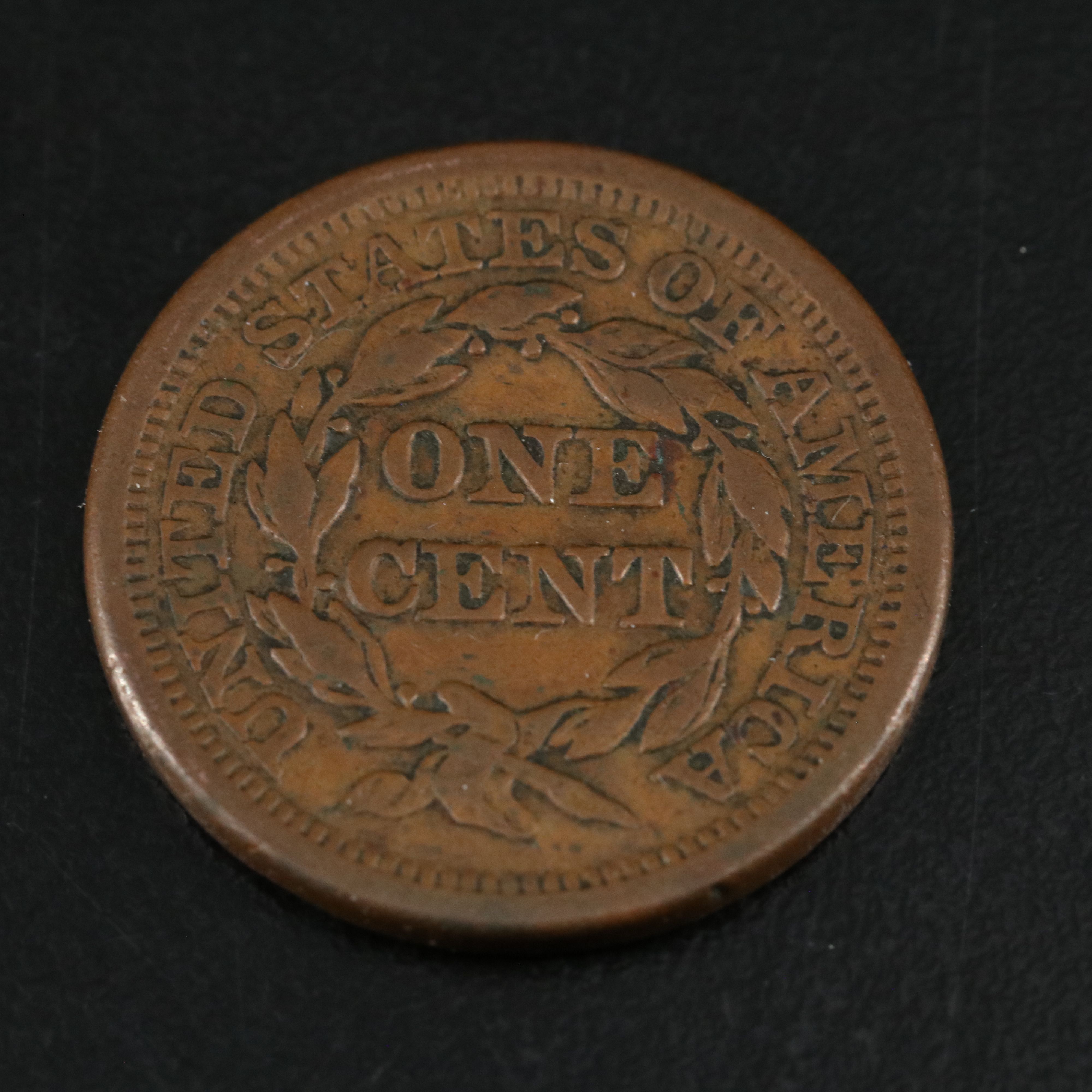 Three different United States Coronet Large Cents