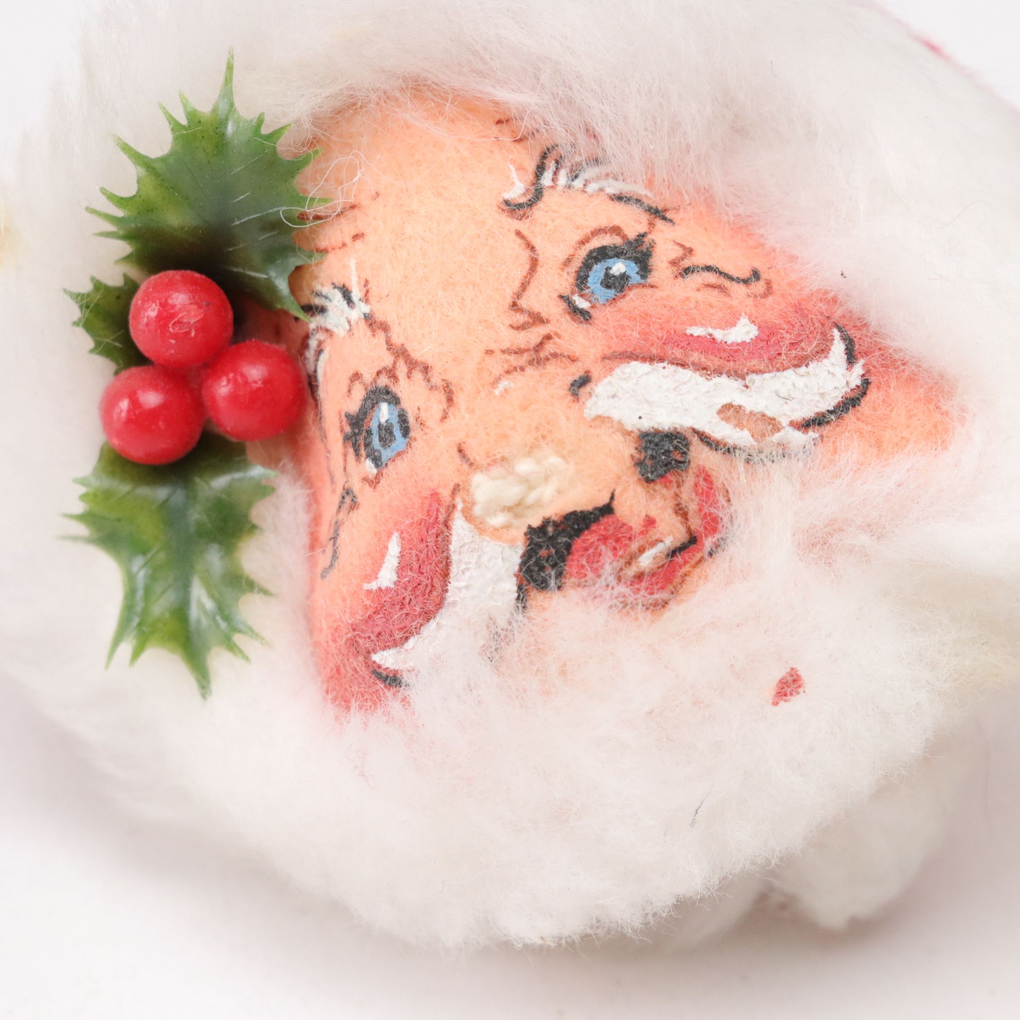 Annalee Doll Santa, Angel and Snowman Christmas Ornaments, 1990s